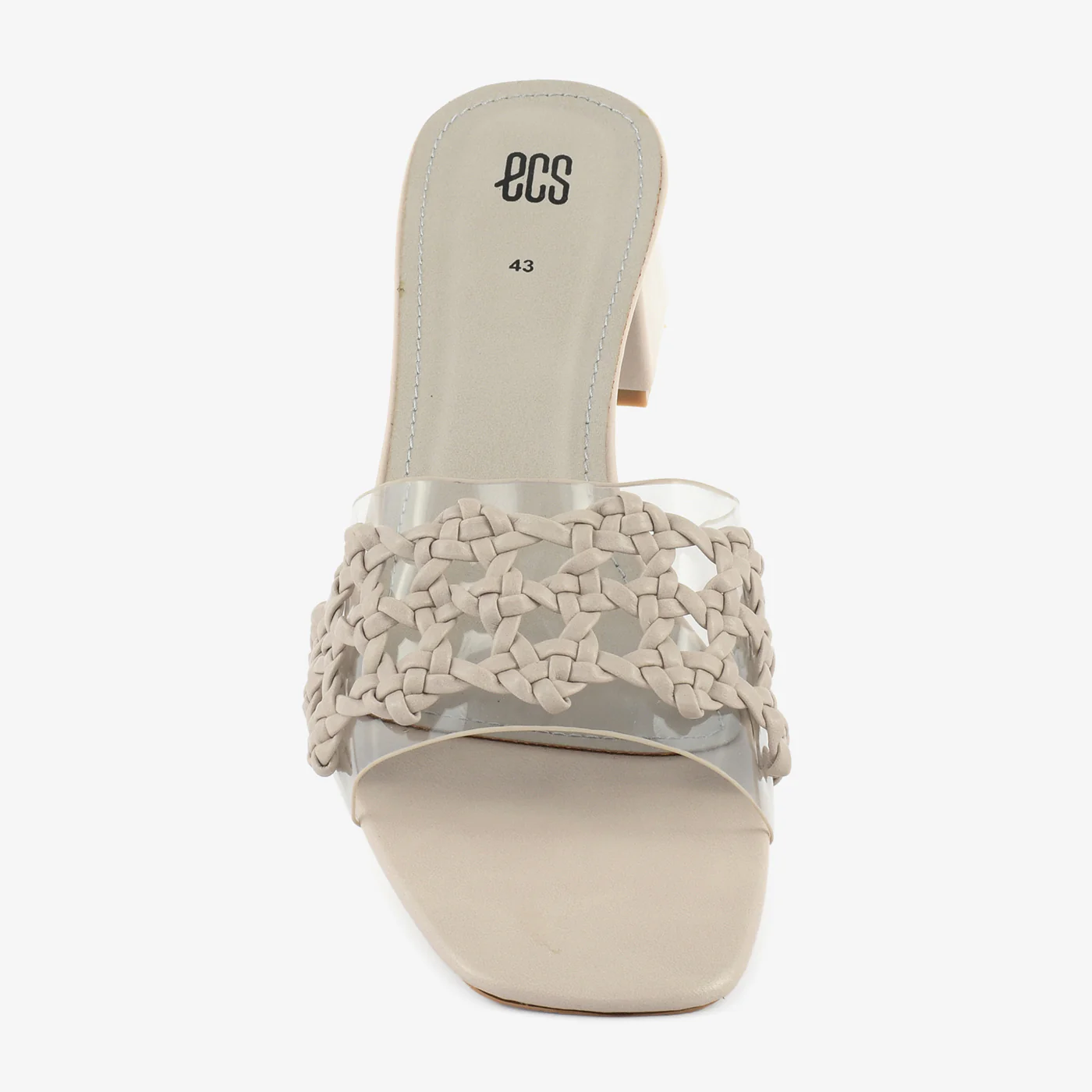 Woven Clear Strap Slipper - Image 10