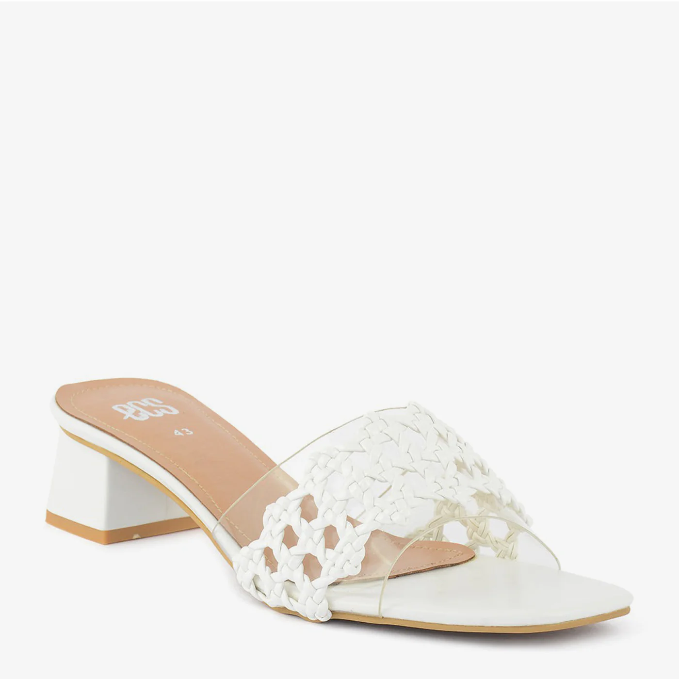 Woven Clear Strap Slipper - Image 11