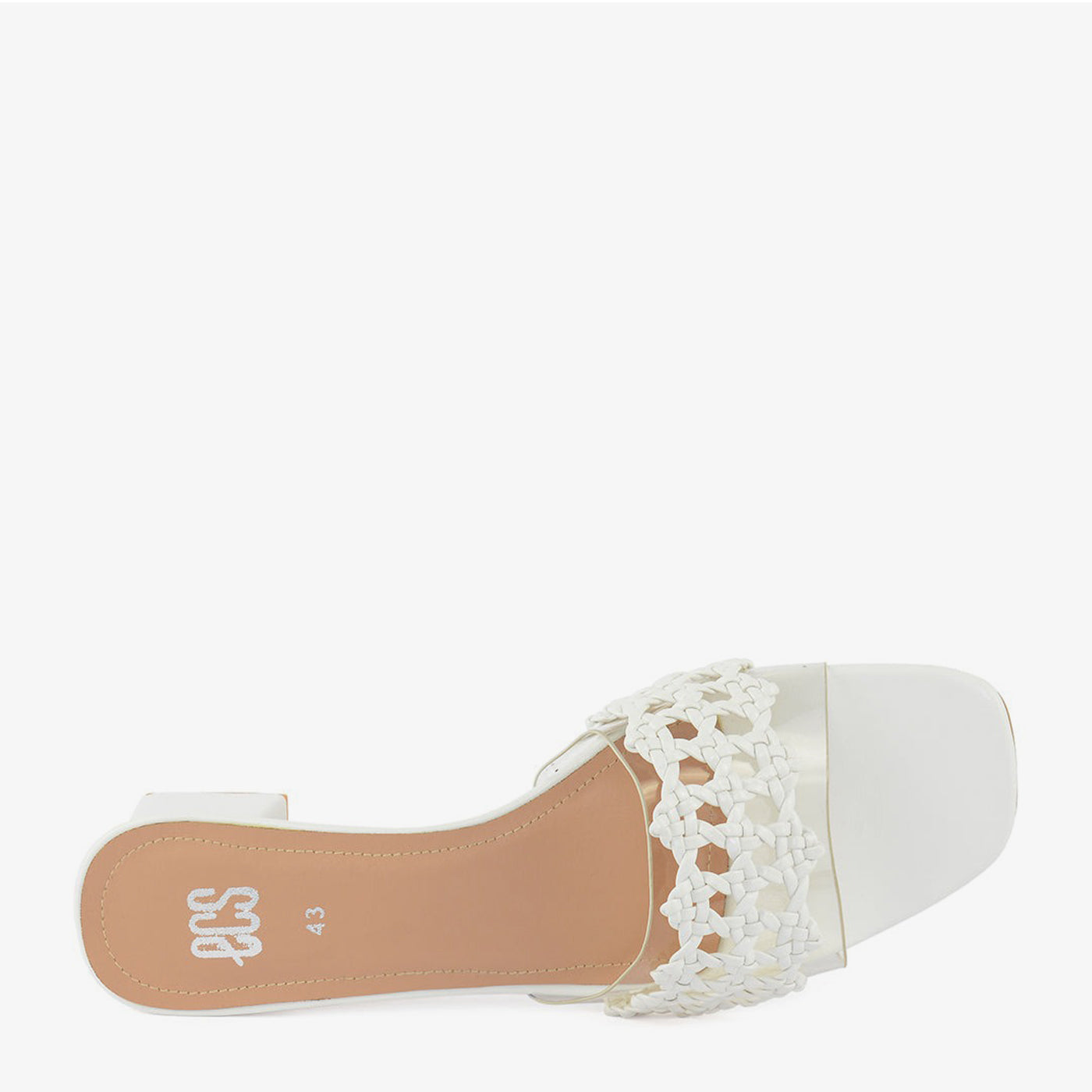 Woven Clear Strap Slipper - Image 13