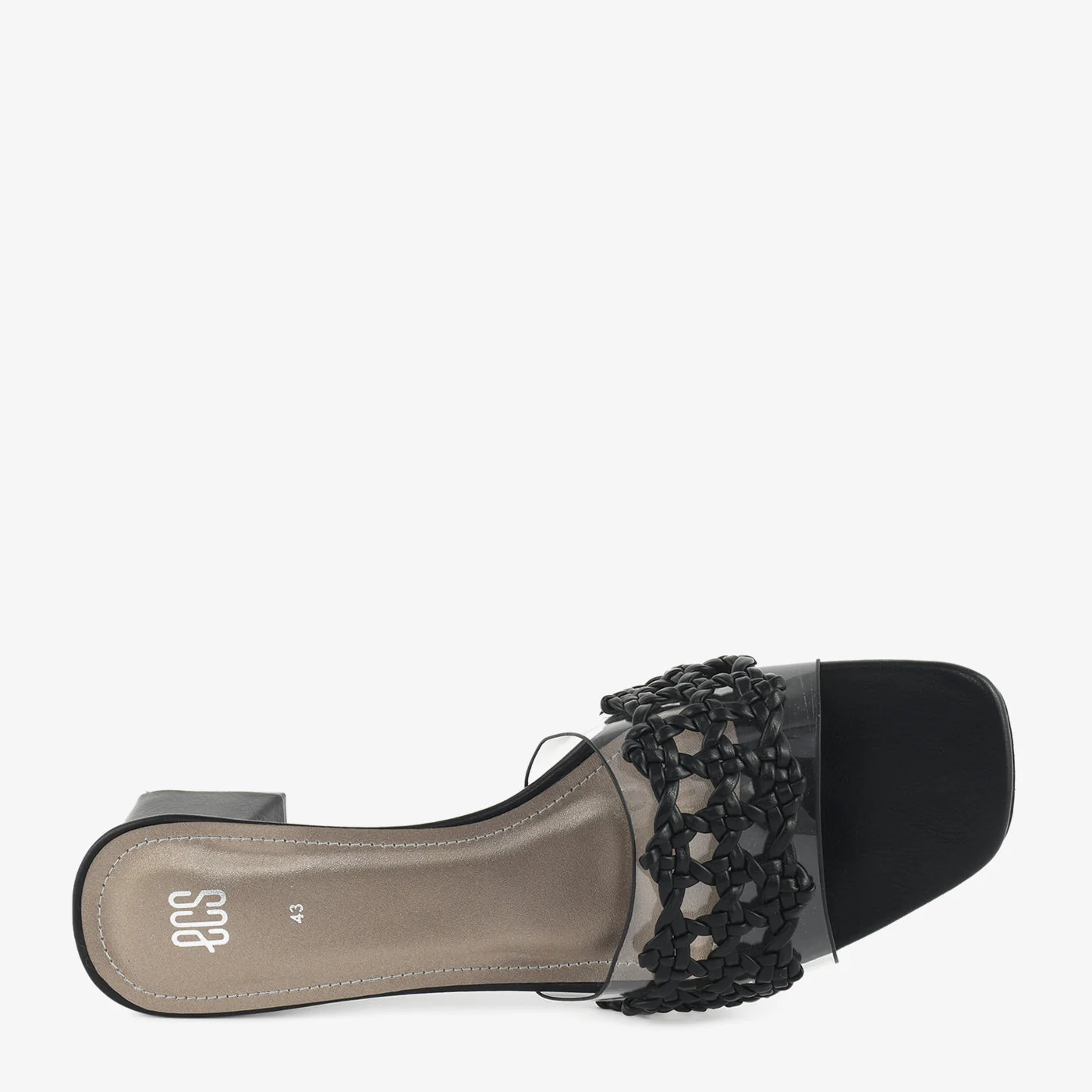 Woven Clear Strap Slipper - Image 3