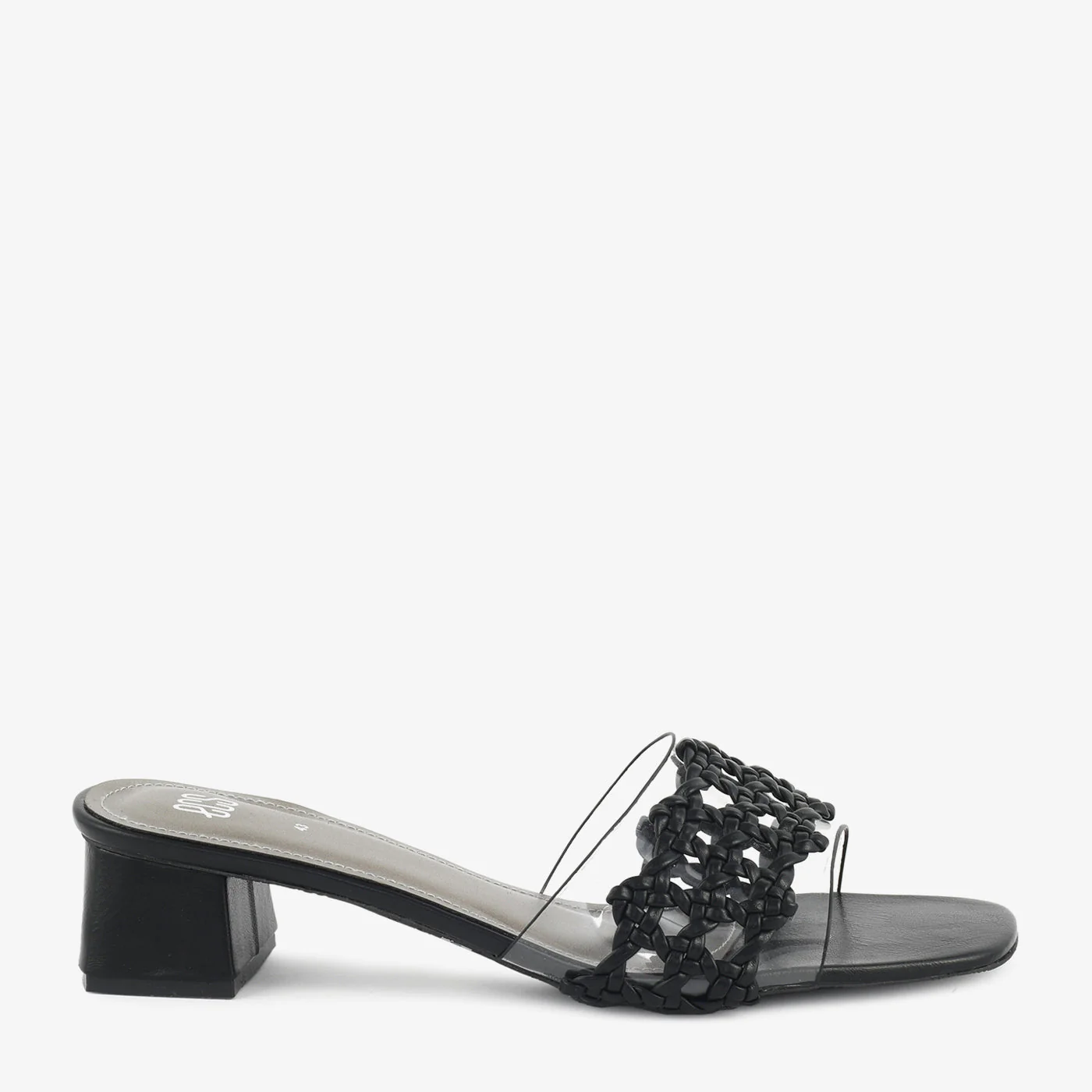 Woven Clear Strap Slipper - Image 4