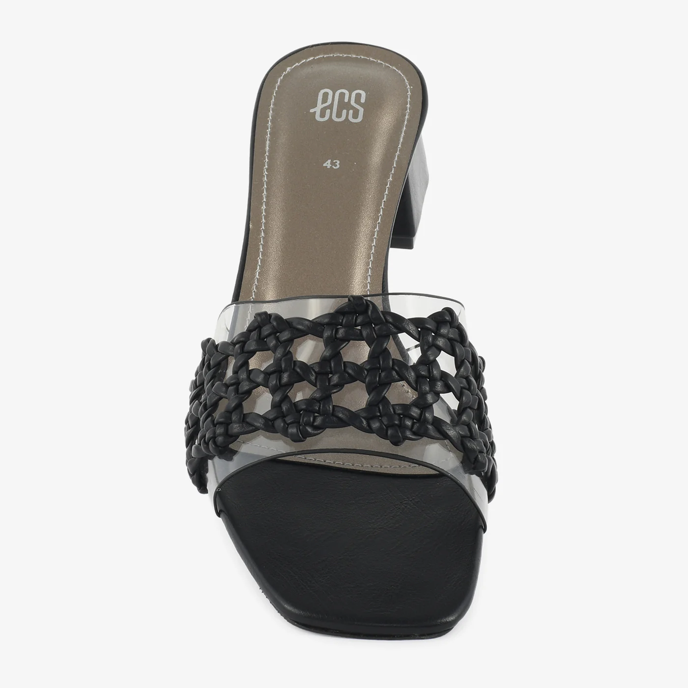 Woven Clear Strap Slipper - Image 5