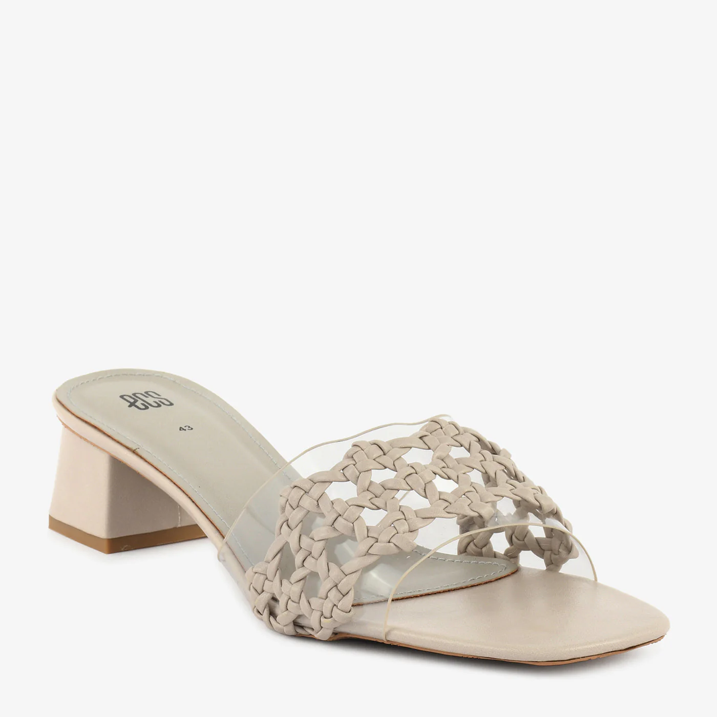 Woven Clear Strap Slipper - Image 6
