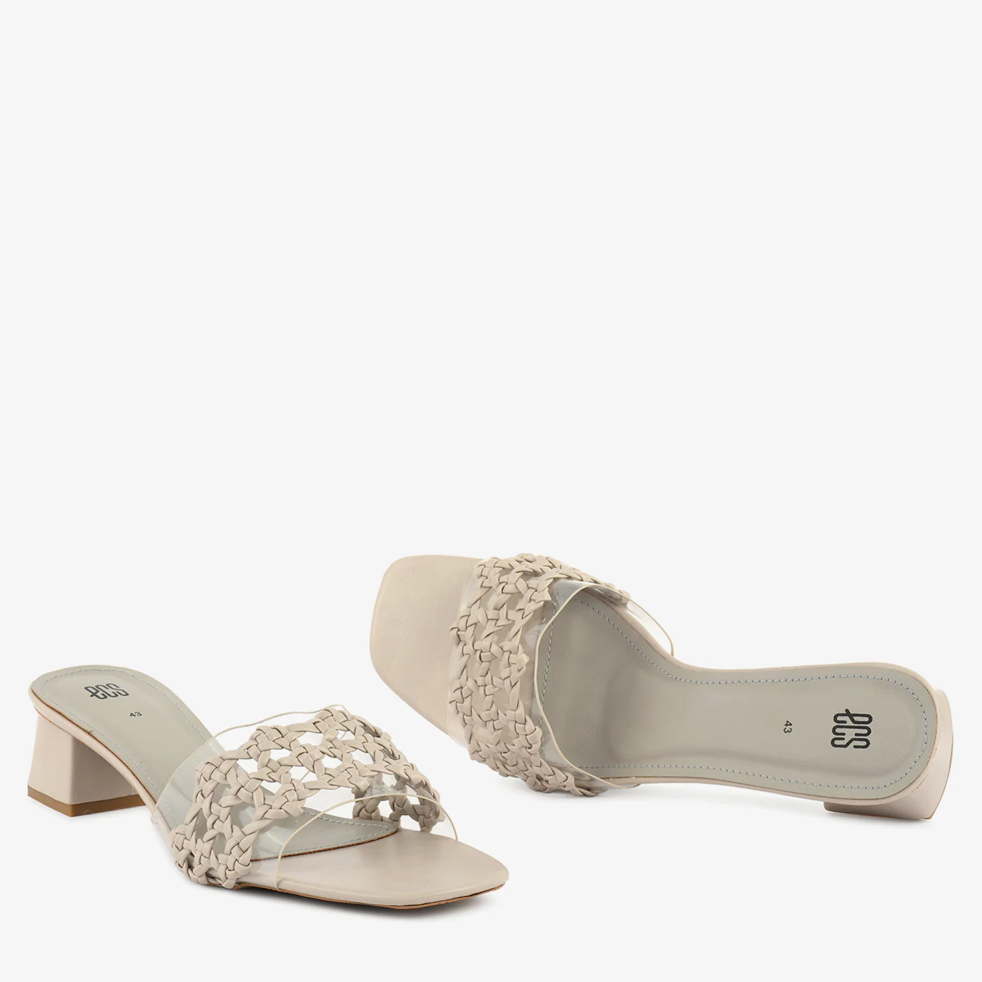 Woven Clear Strap Slipper - Image 7