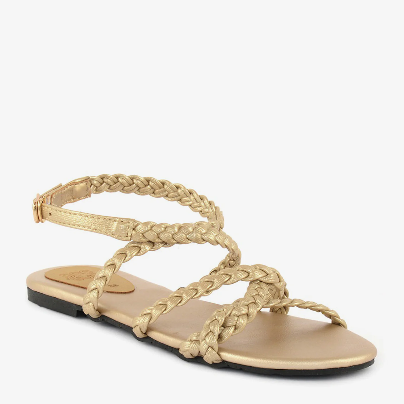 Gloss Braid Sandal