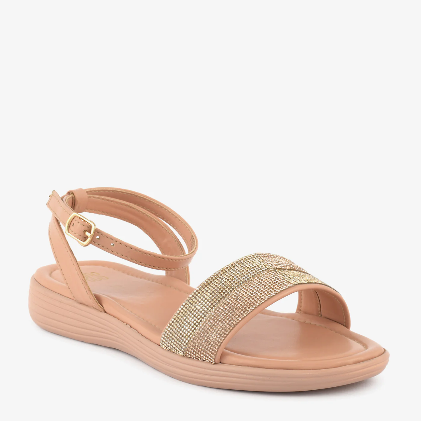 Sequin Strap Sandals