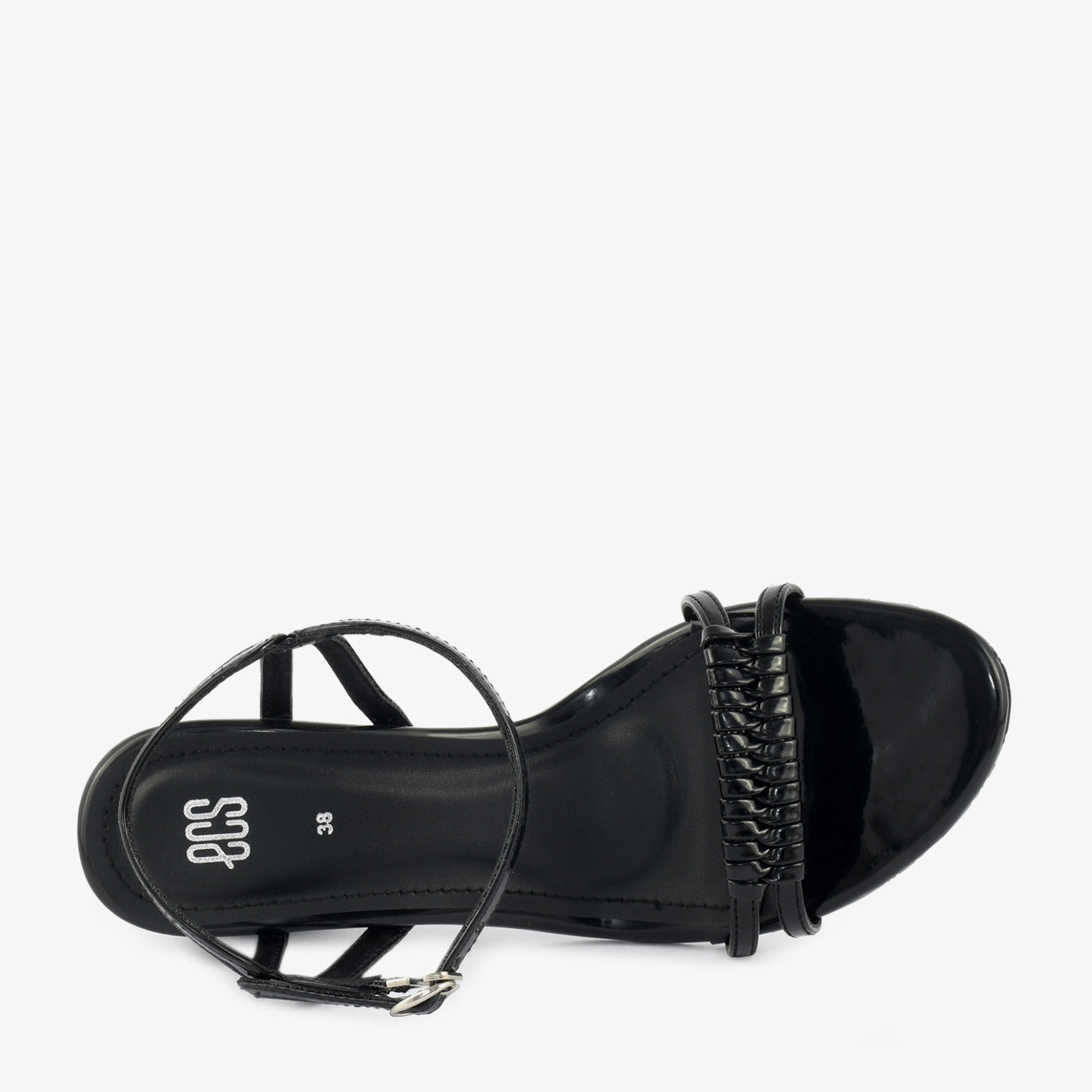 Textured Strap Block Heels - Image 4