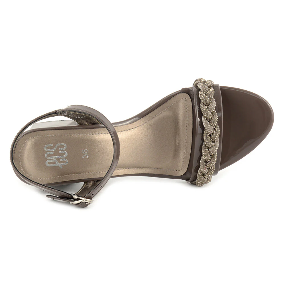 Women Sandals With Diamantes - Image 7