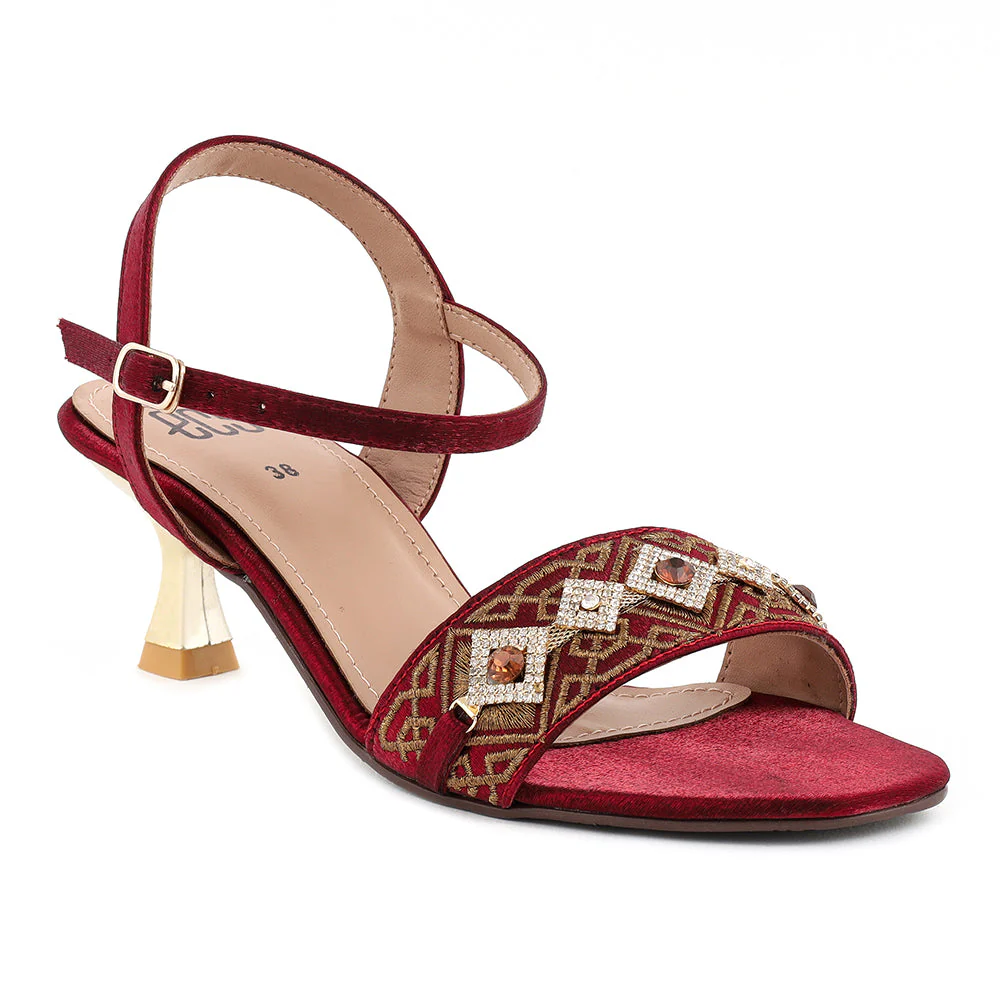Satin & Stones Sandals