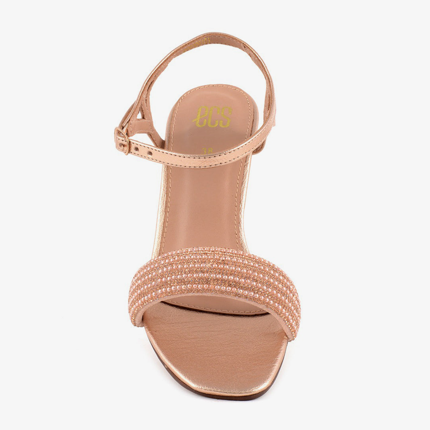 Pearl Embellishment Sandals - Image 4