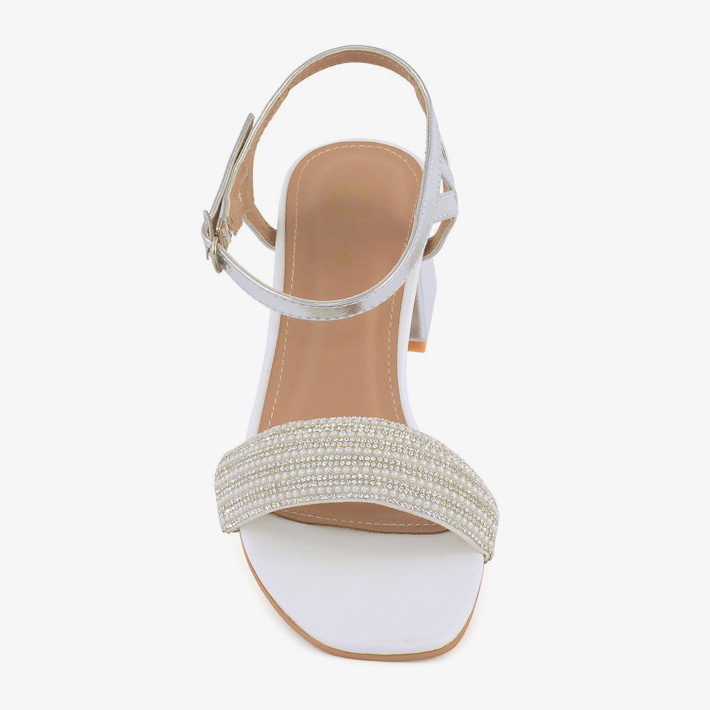 Pearl Embellishment Sandals - Image 8