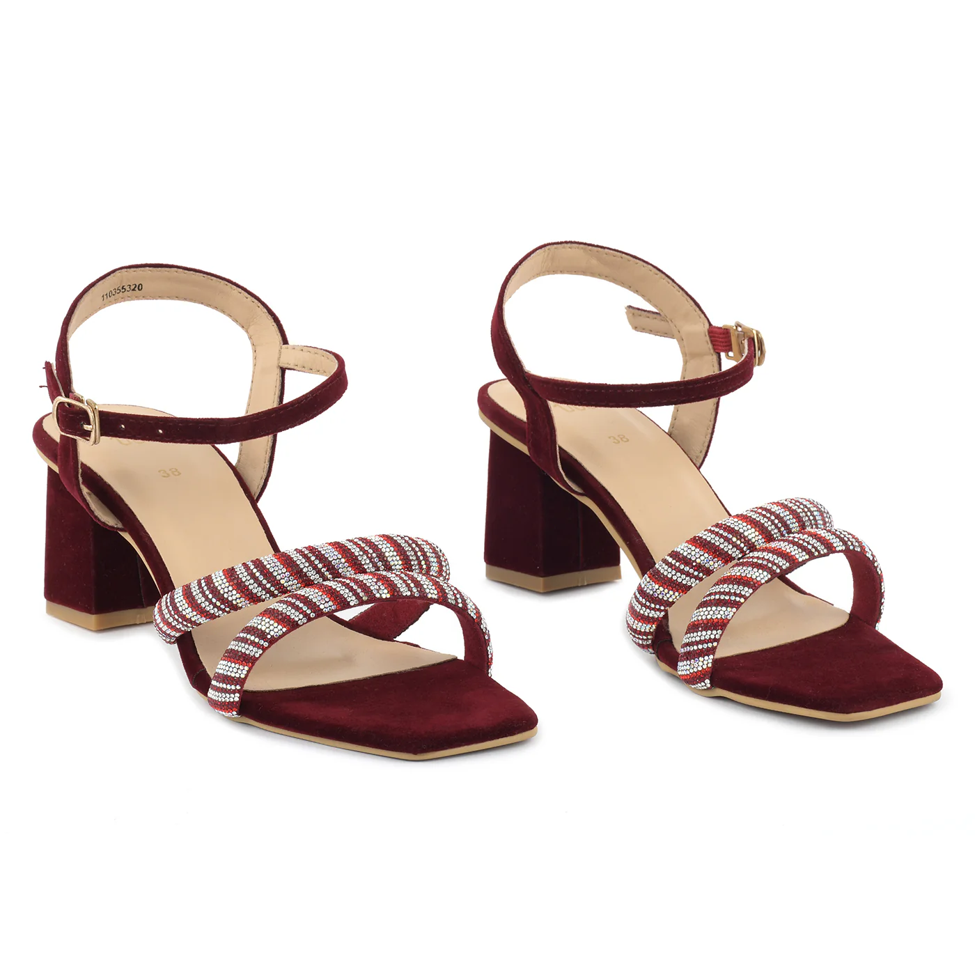 Glamour Stride Sparkle Heels - Image 15