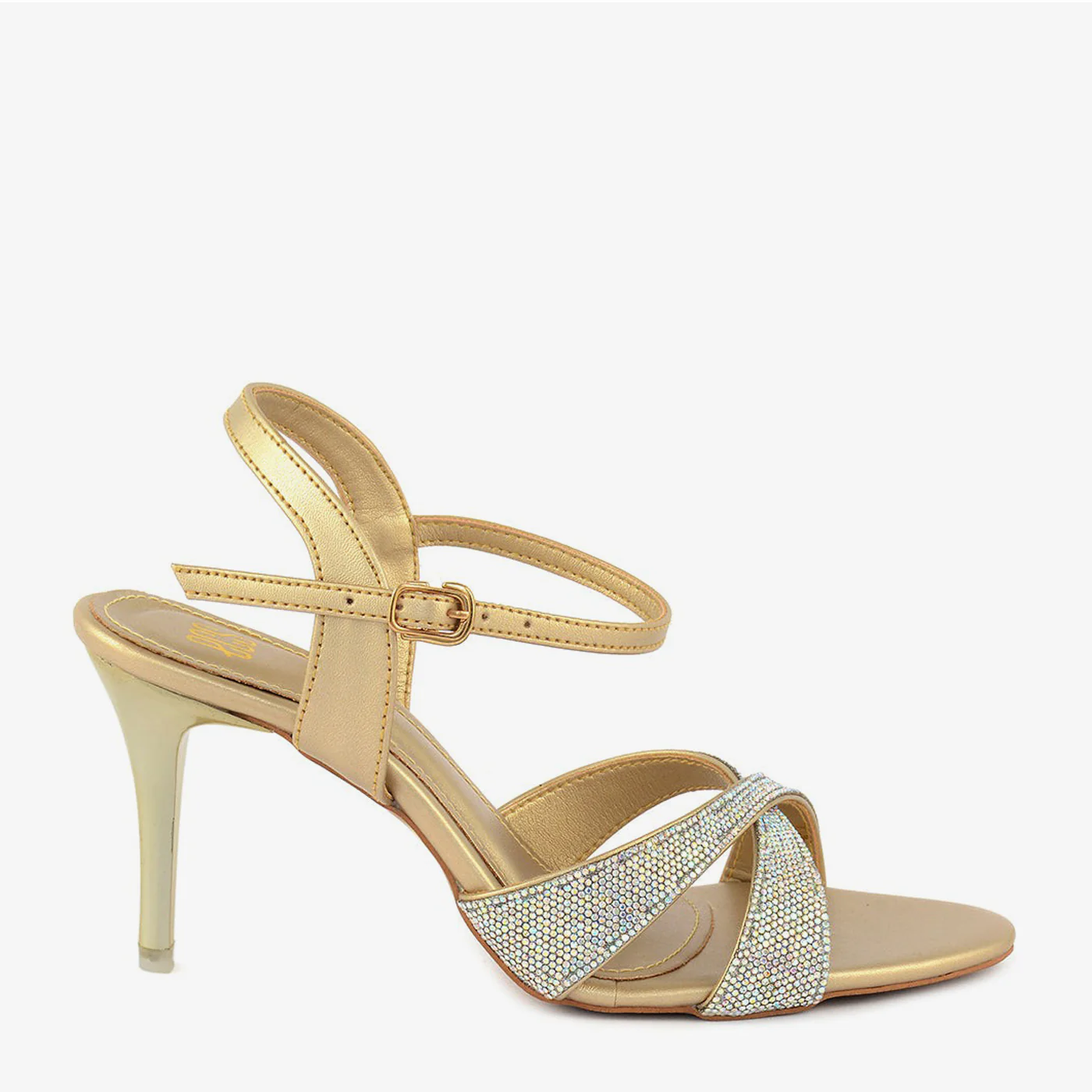 Glitter Mesh Stiletto Heels - Image 2