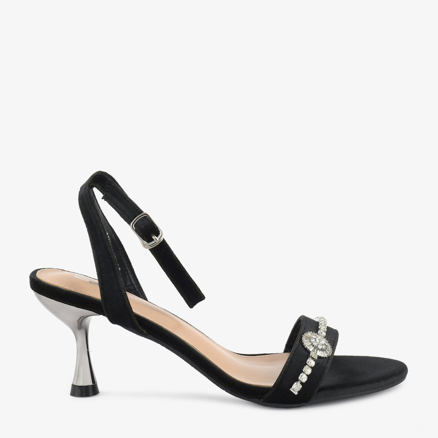 Embellished Kitten Sandal - Image 3