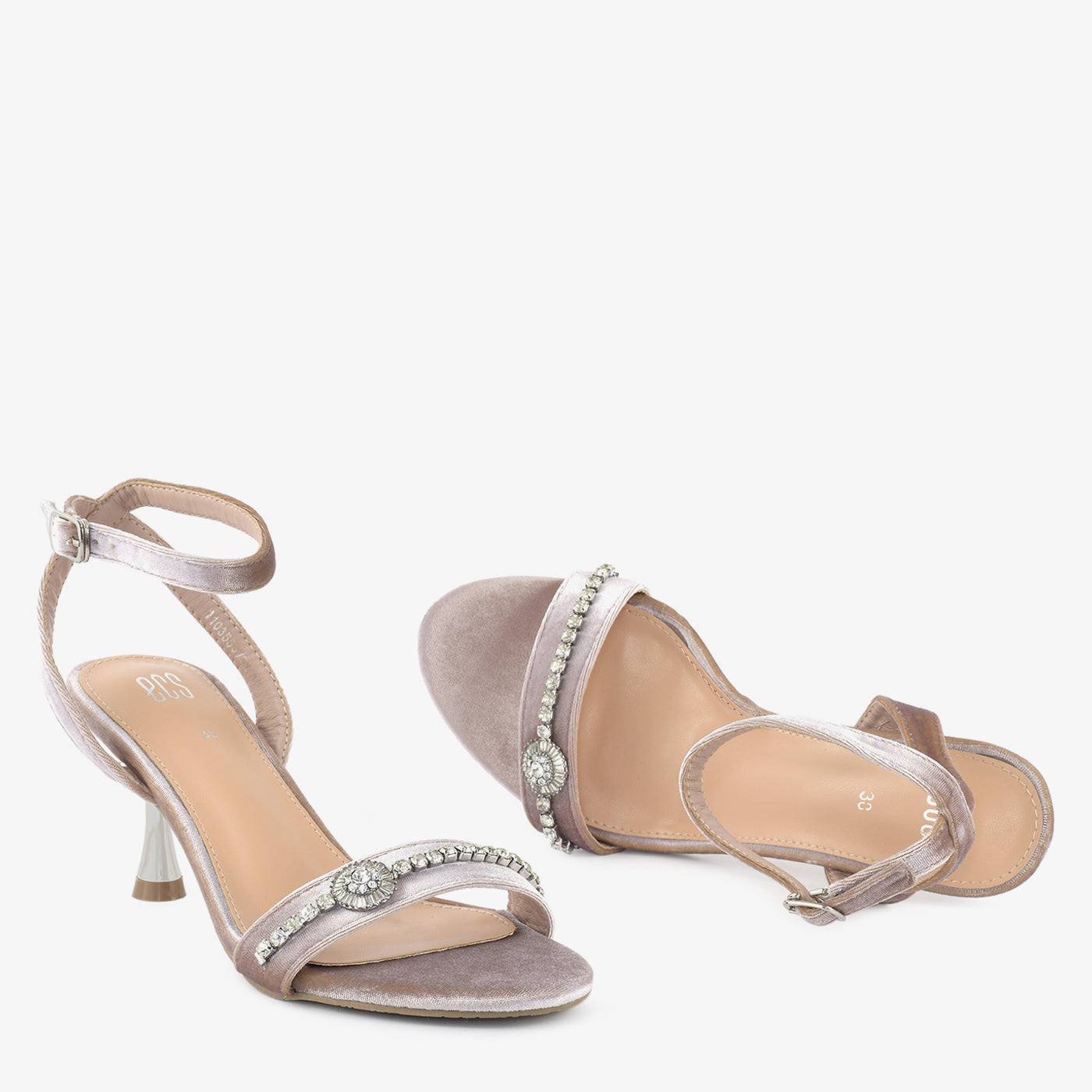 Embellished Kitten Sandal - Image 7