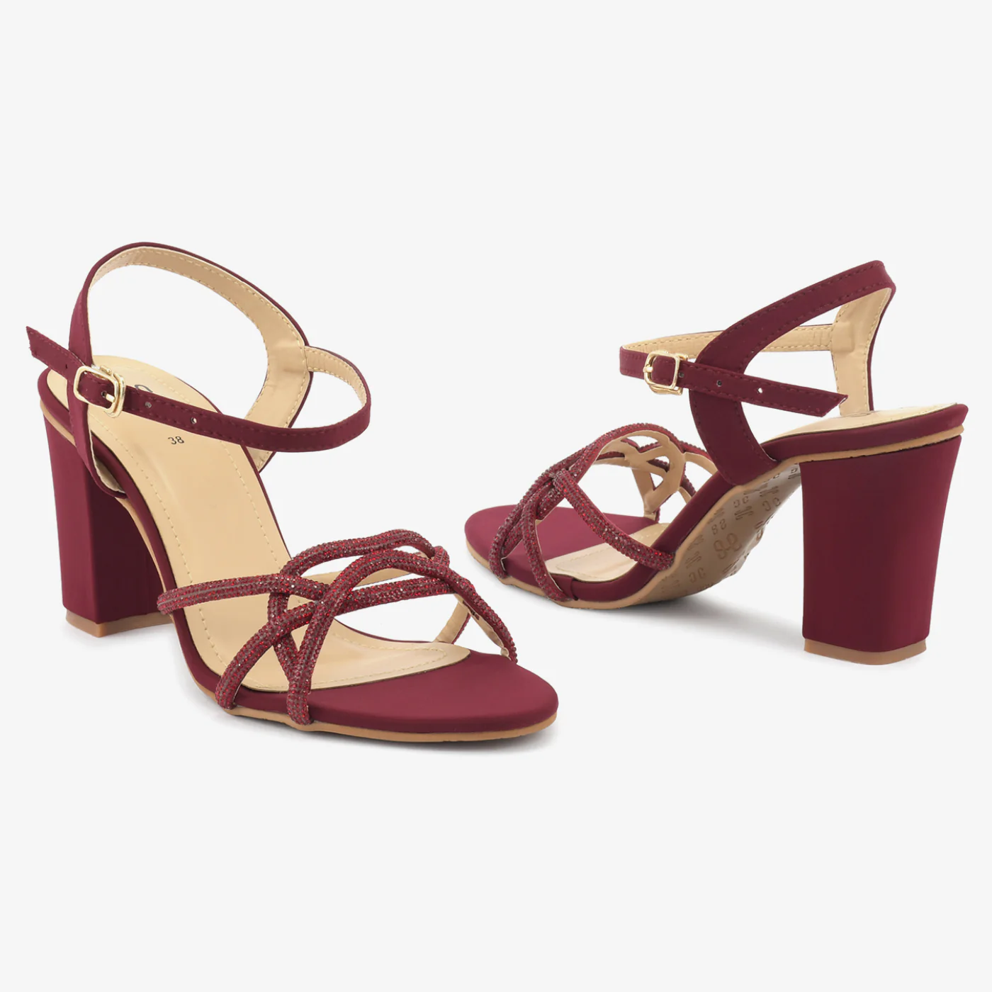 Crimson Crush Sandals - Image 2