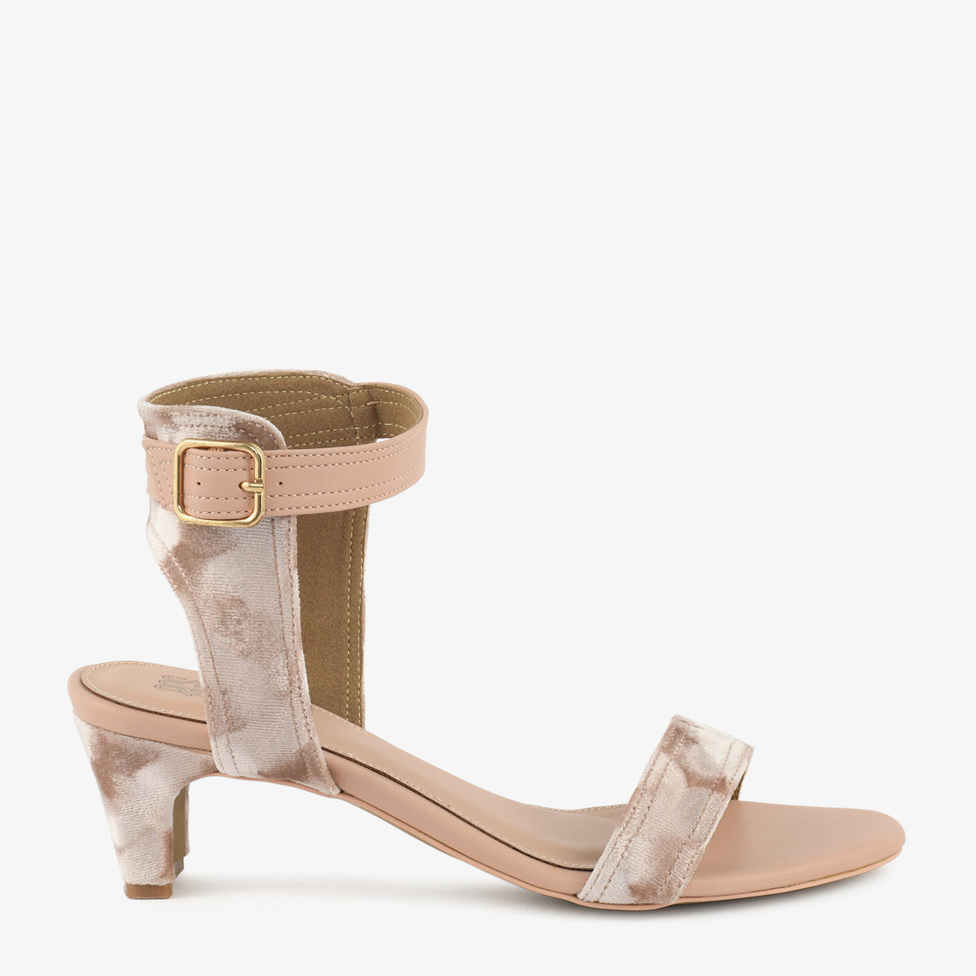 Velvet Block Heel - Image 3