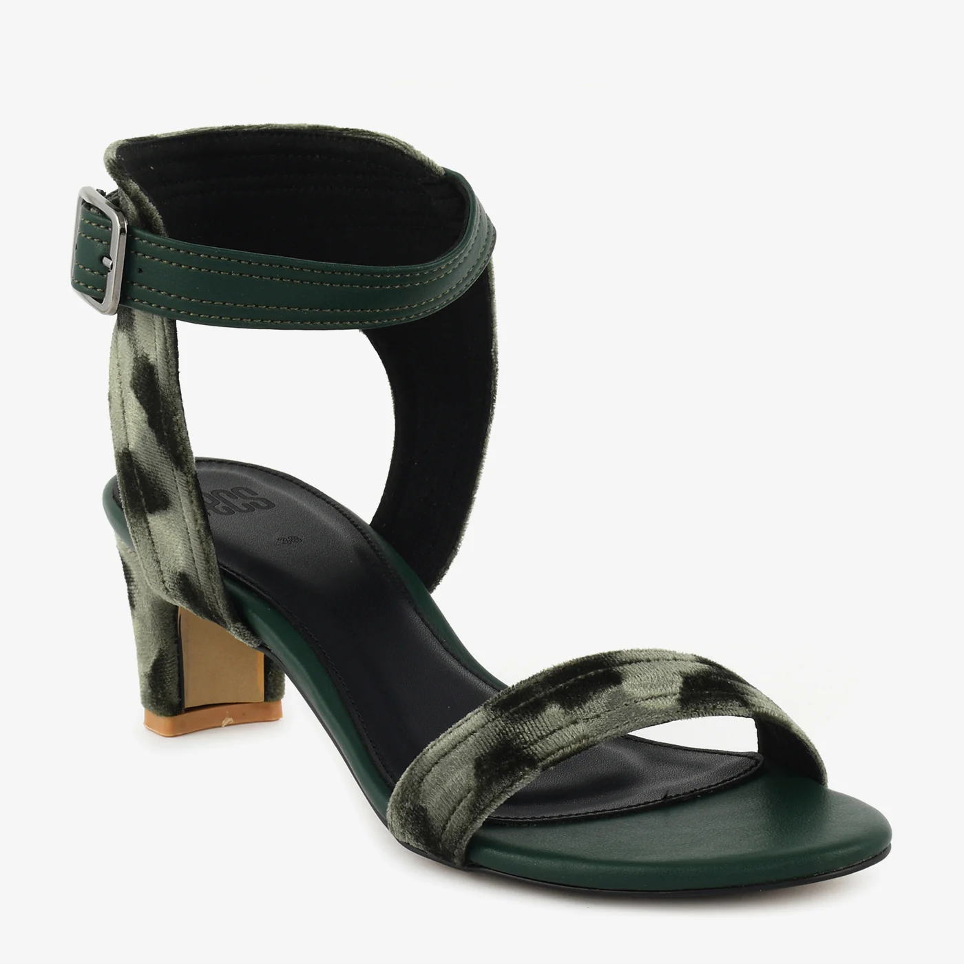 Velvet Block Heel - Image 6