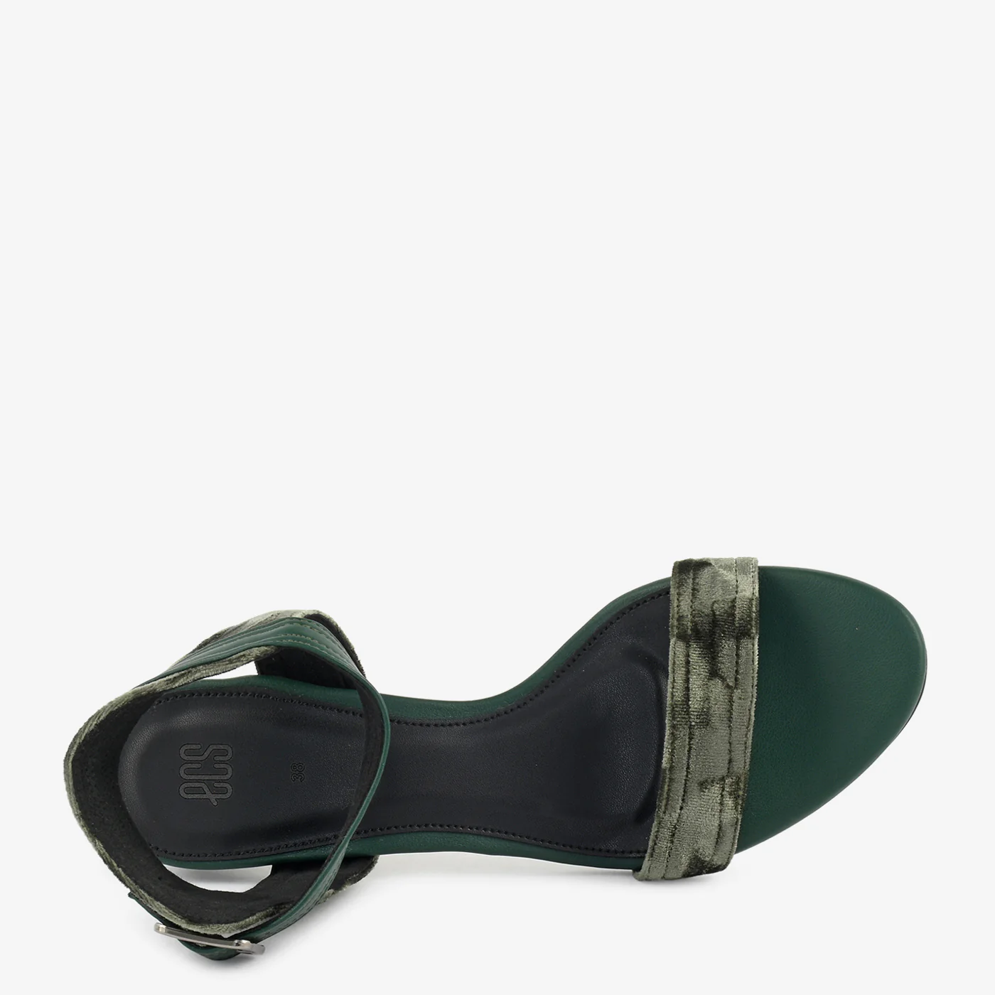 Velvet Block Heel - Image 9