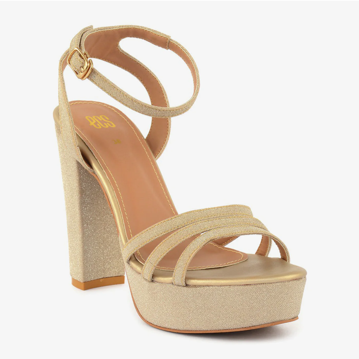 Glitter Elevate Platform Heels