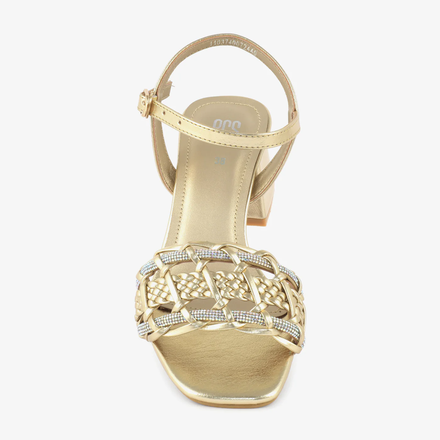 Golden Woven Sandal - Image 5