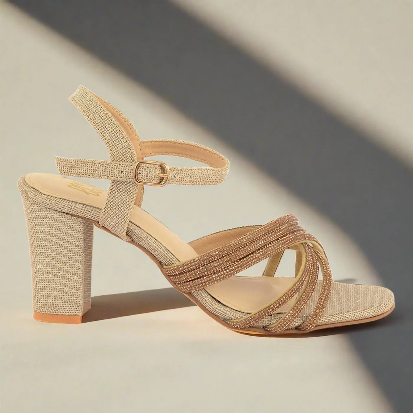 Glittery Block Heels - Image 3