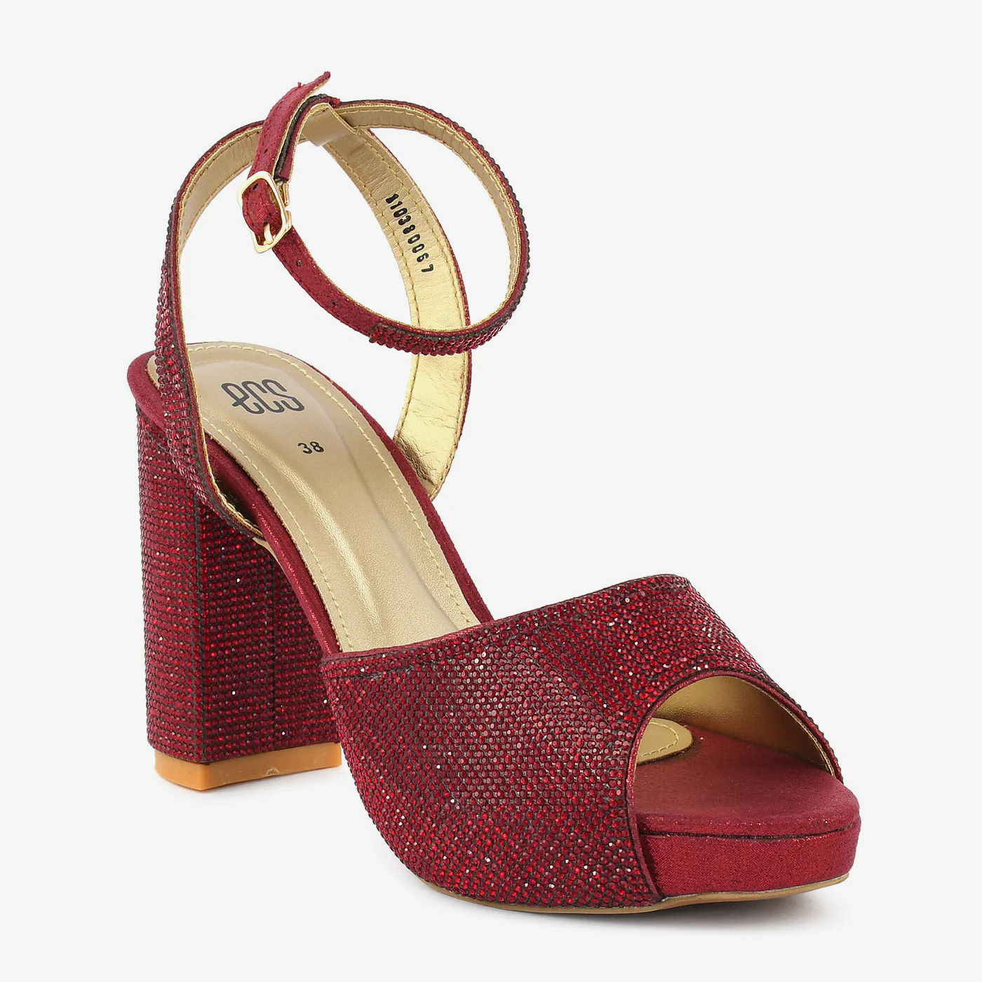 Glittery Block Heels - Image 14