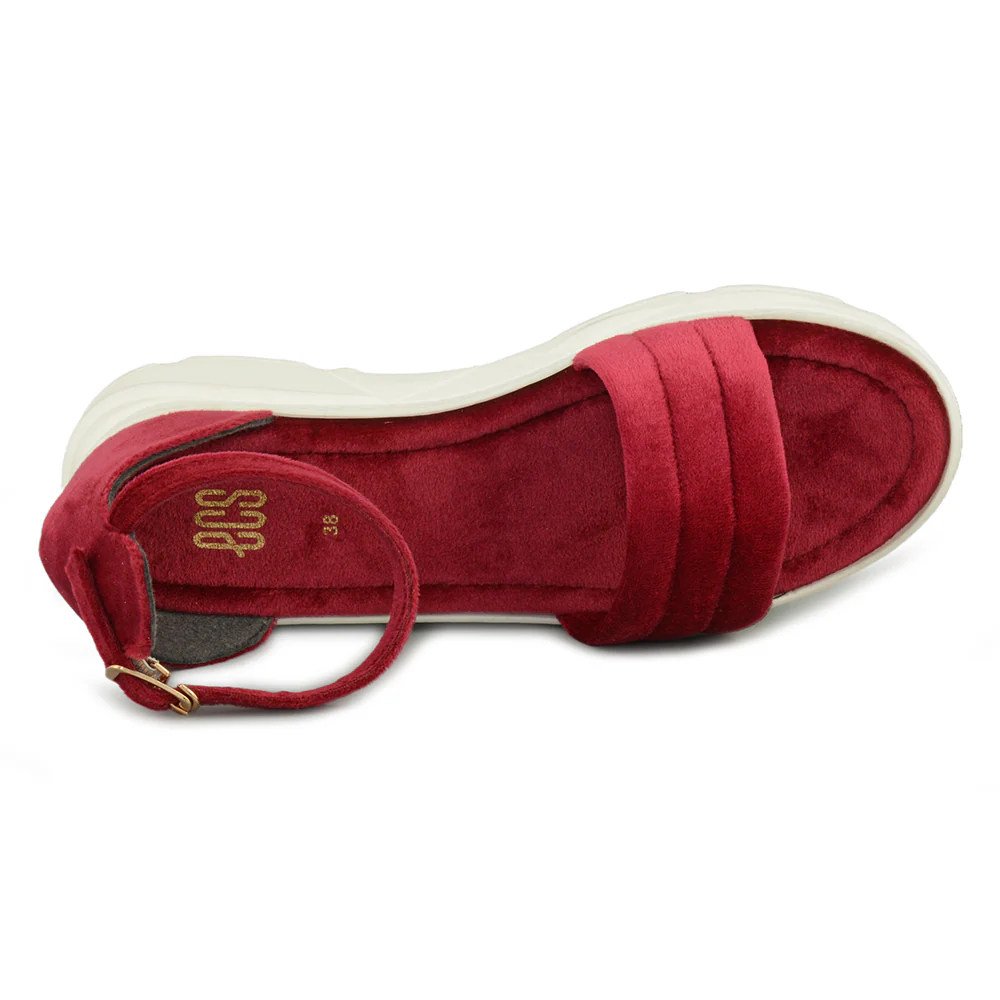 Silky Velvet Sandals - Image 3