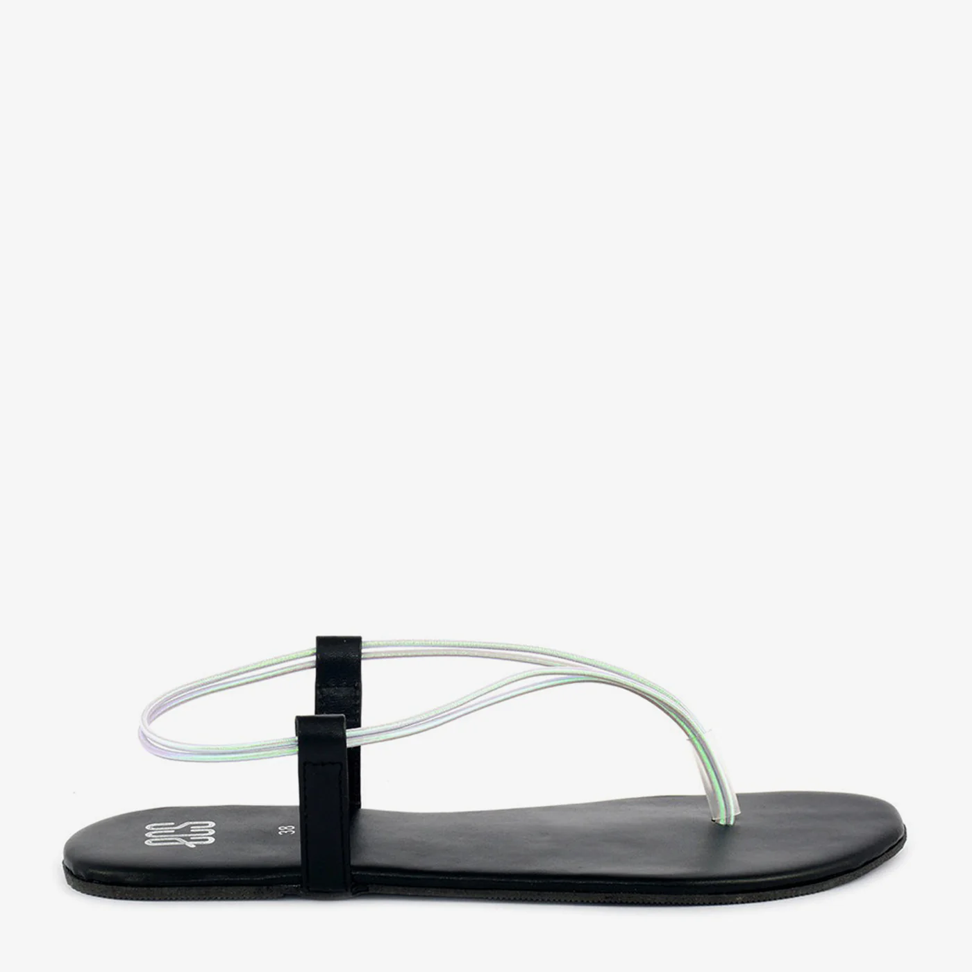 Elastic Glittery Sandals - Image 2
