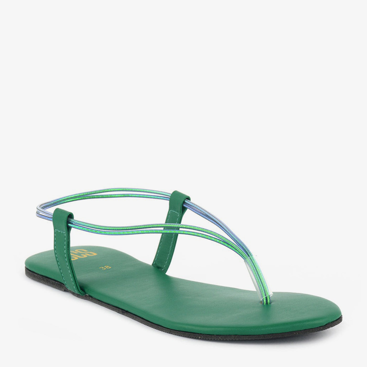 Elastic Glittery Sandals - Image 5