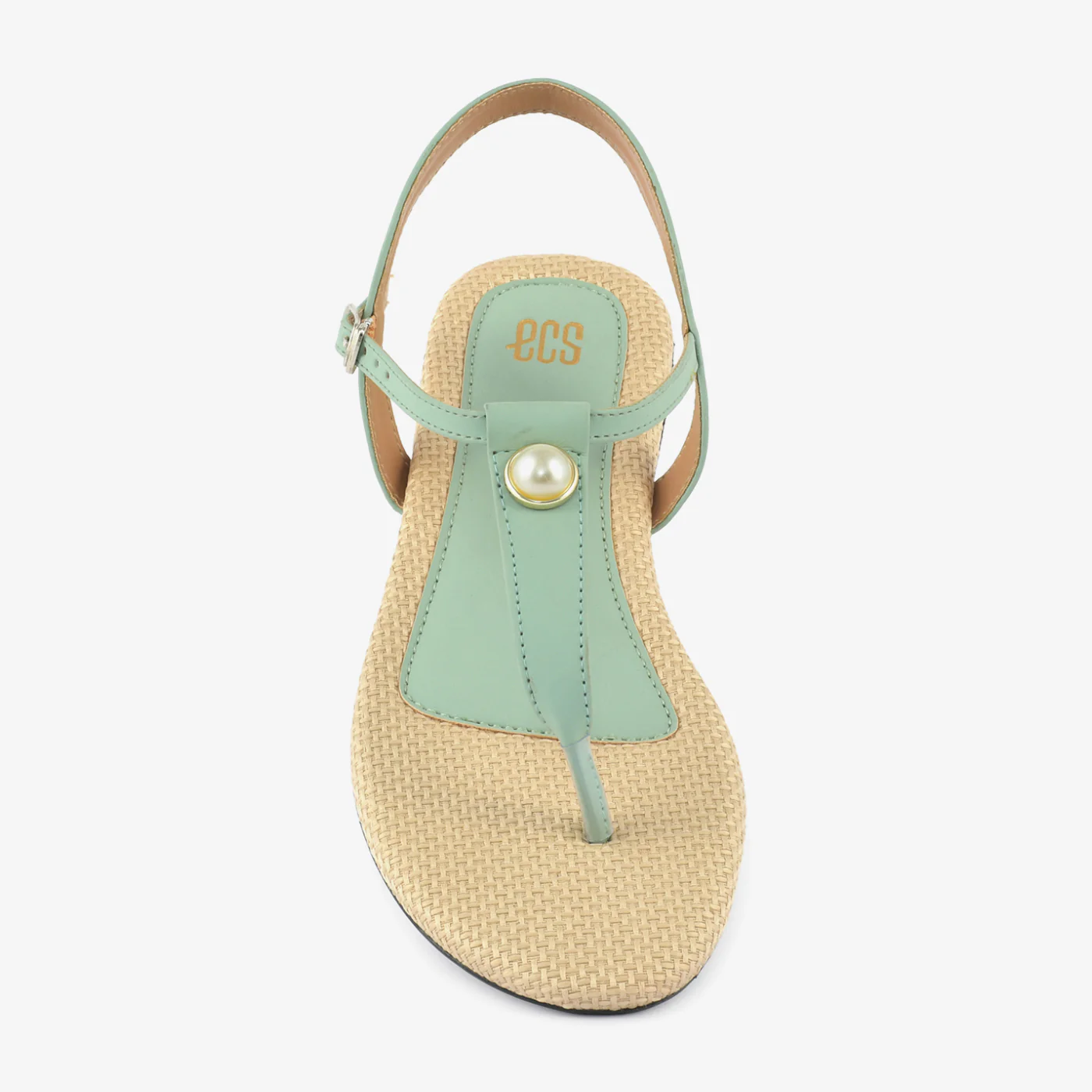 Pearl & Woven Charm Sandal - Image 5
