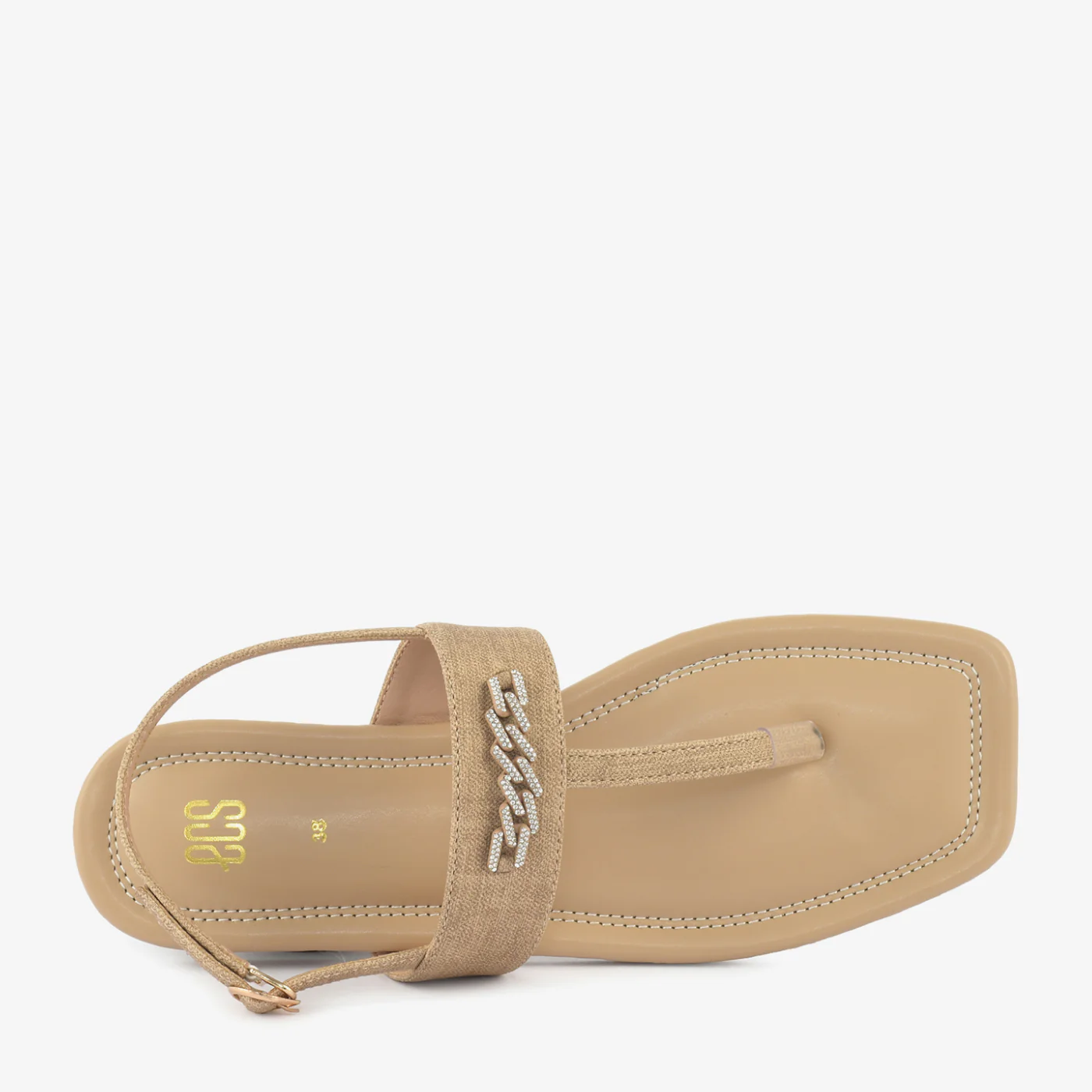 Chained Charm Sandals - Image 4