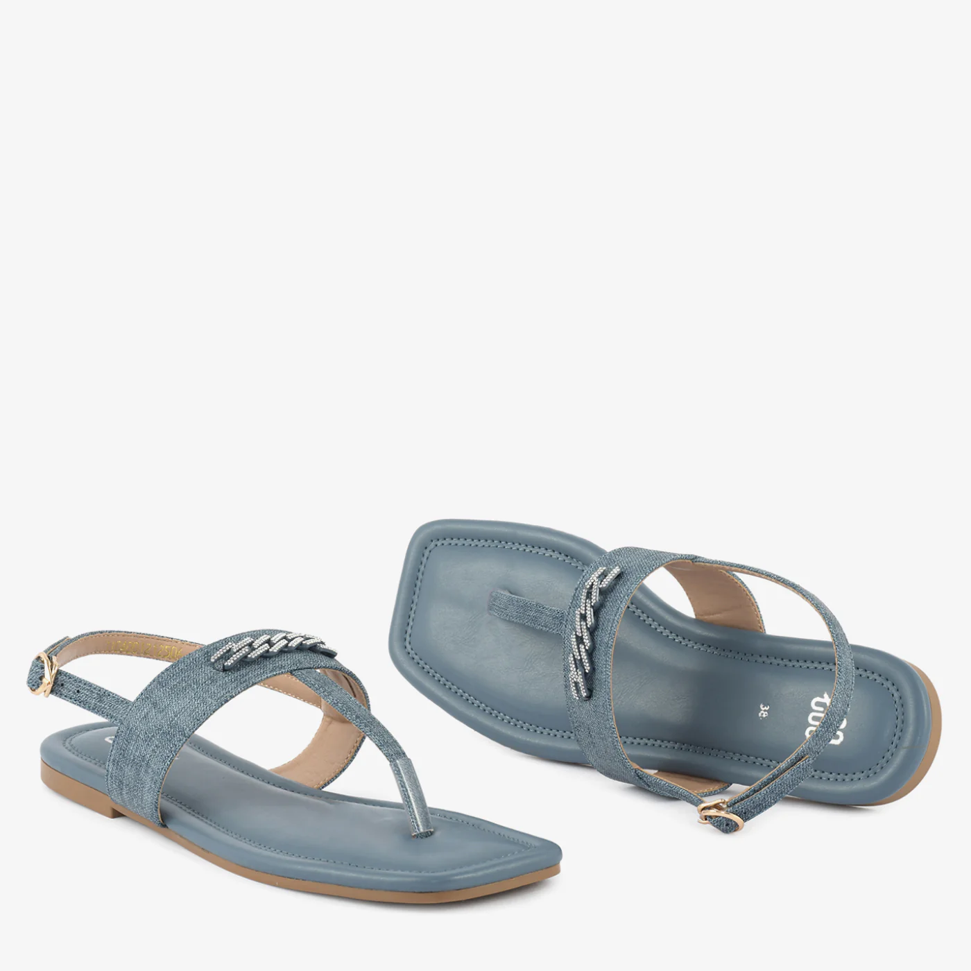 Chained Charm Sandals - Image 7