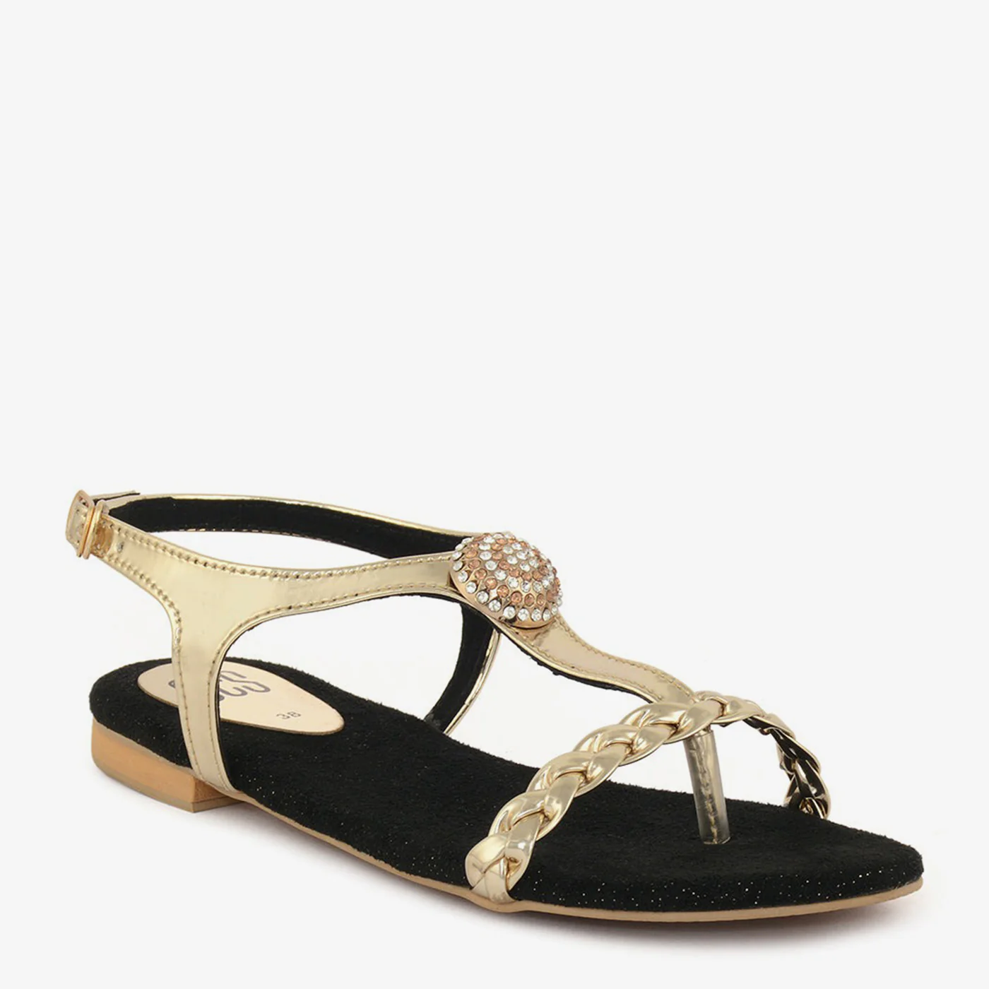 Braided Gem Sandal