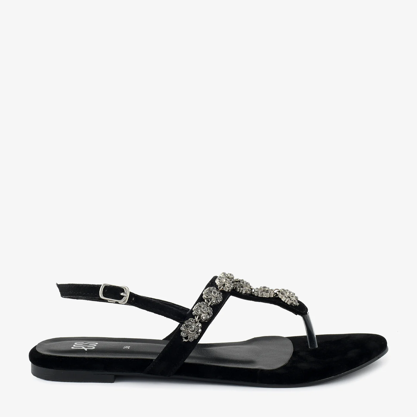 Embellished Flat Sandal - Image 3