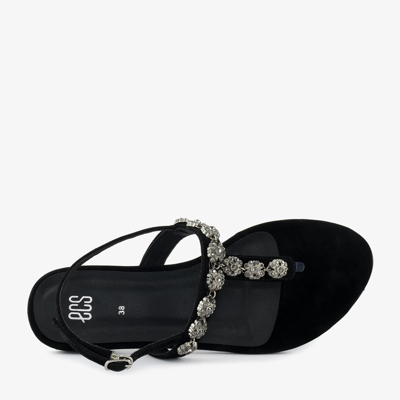 Embellished Flat Sandal - Image 4