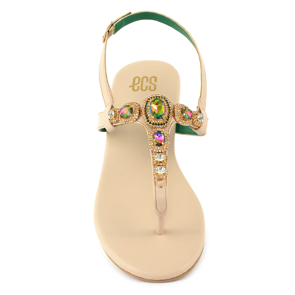 Jeweled T-Strap Sandal - Image 4