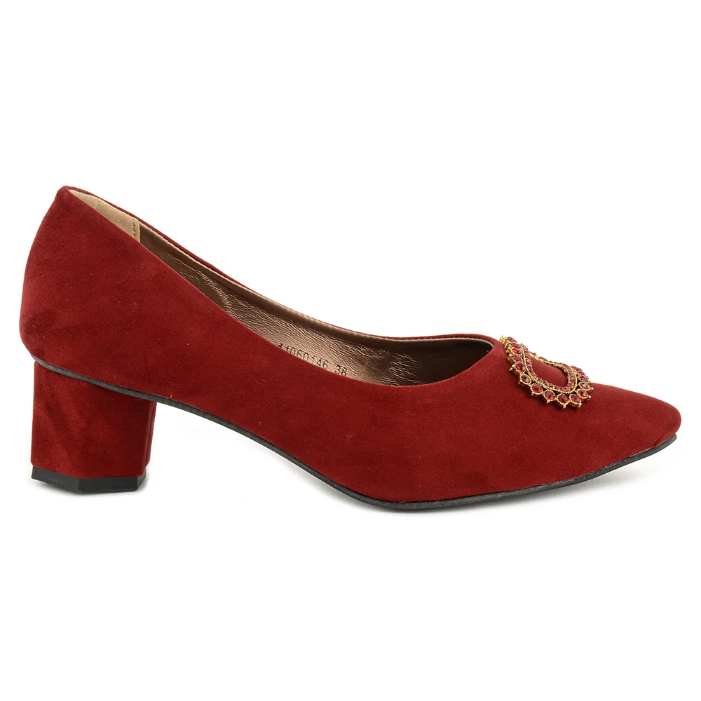 Suede Court Shoes - Image 2