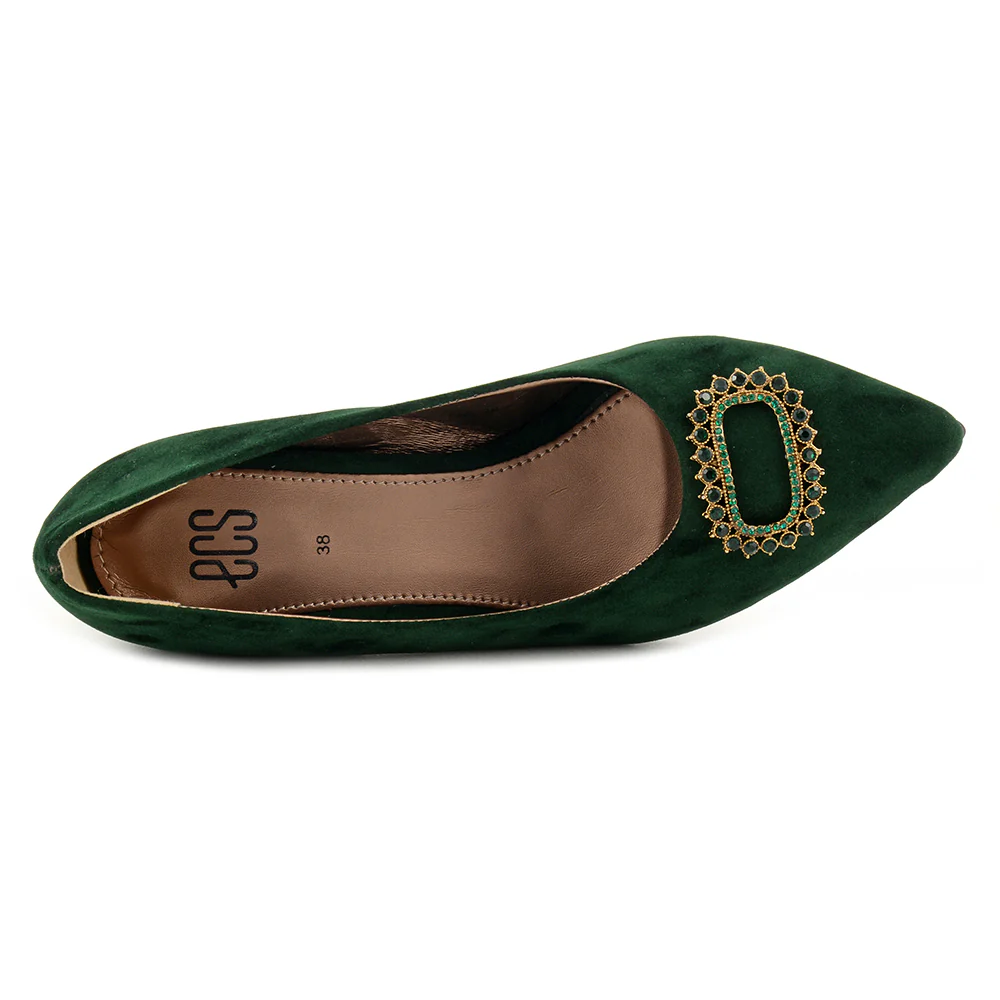 Suede Court Shoes - Image 7