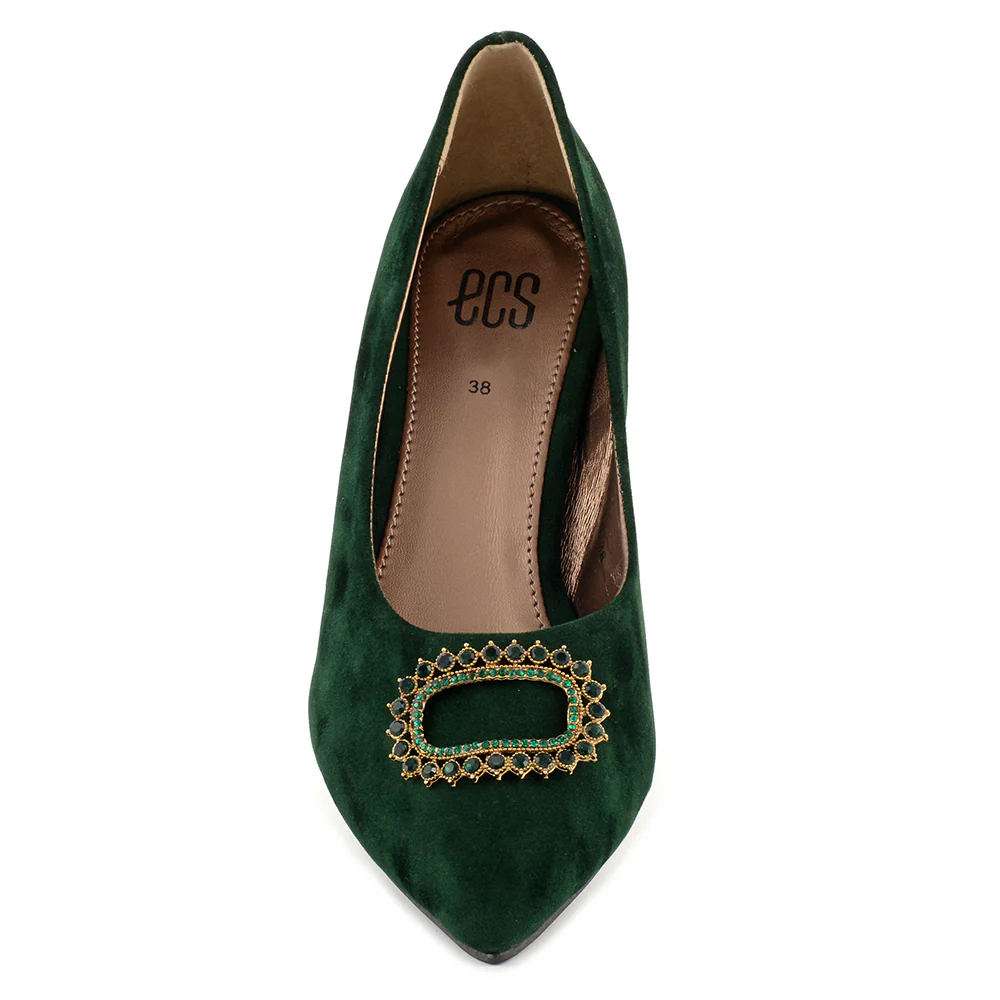 Suede Court Shoes - Image 8