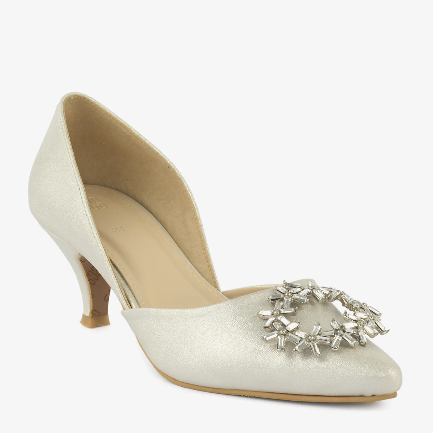 Silver Radiance D'Orsay Heels - Image 5