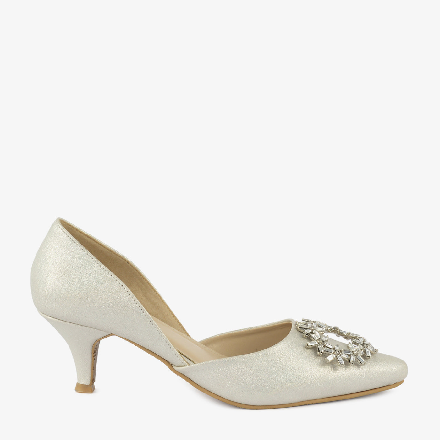Silver Radiance D'Orsay Heels - Image 6