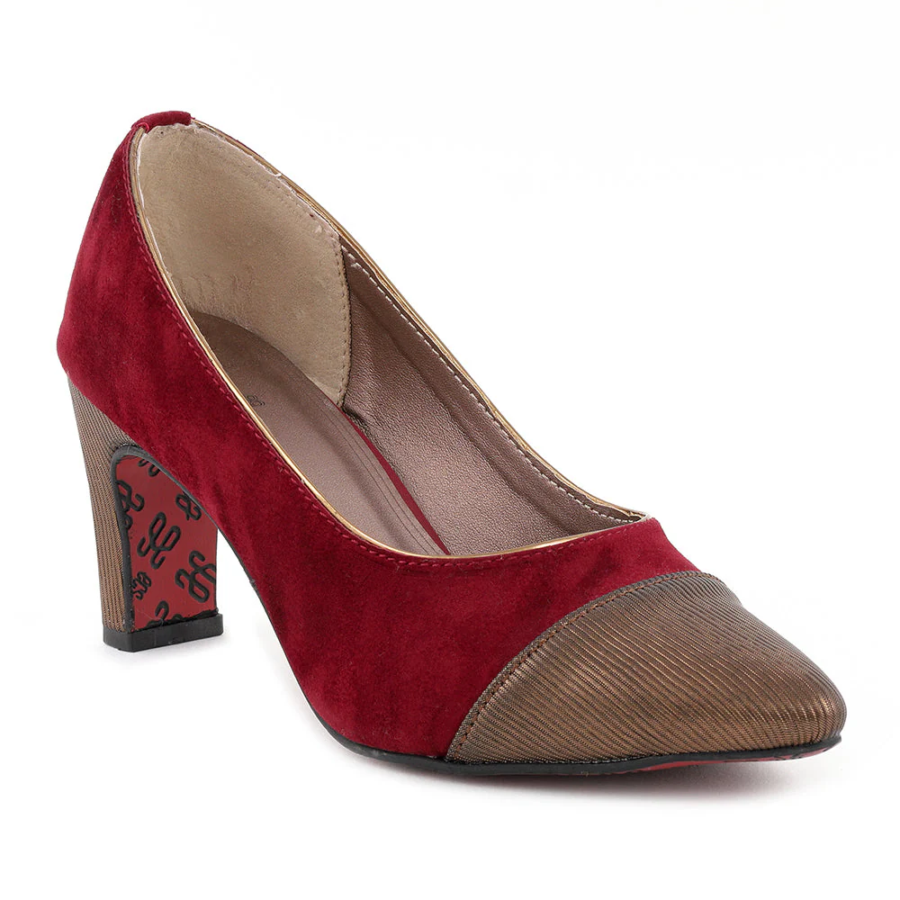Metallic Toe Court Shoes