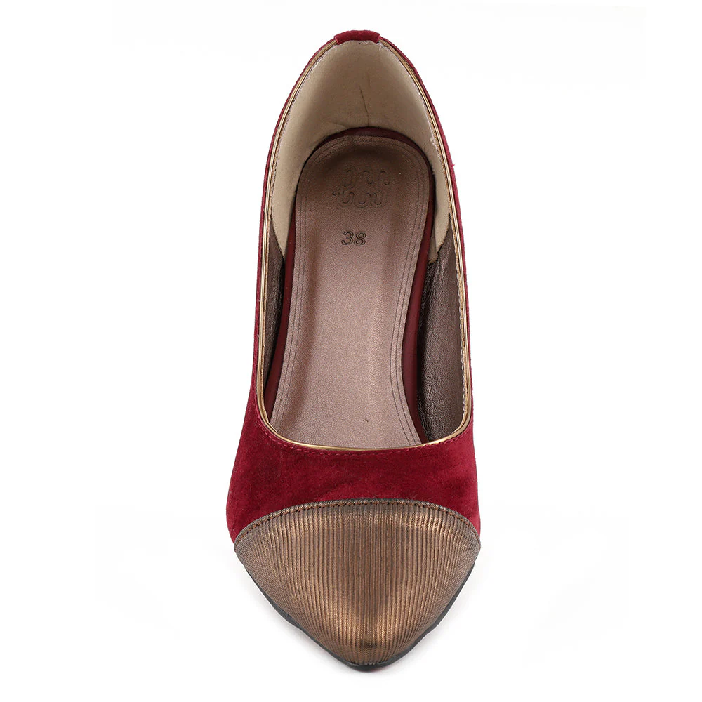 Metallic Toe Court Shoes - Image 4