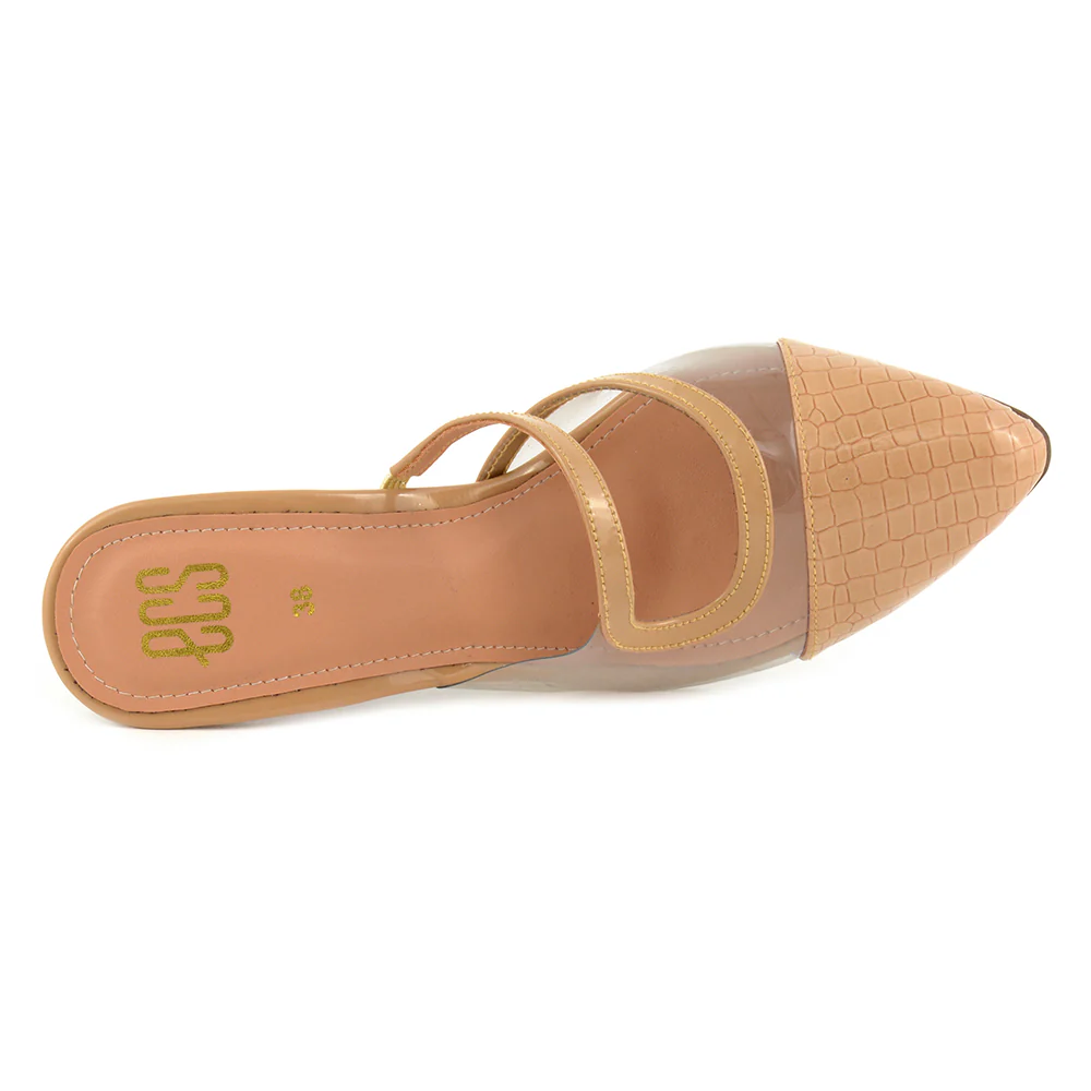 Beige Court Shoes - Image 3