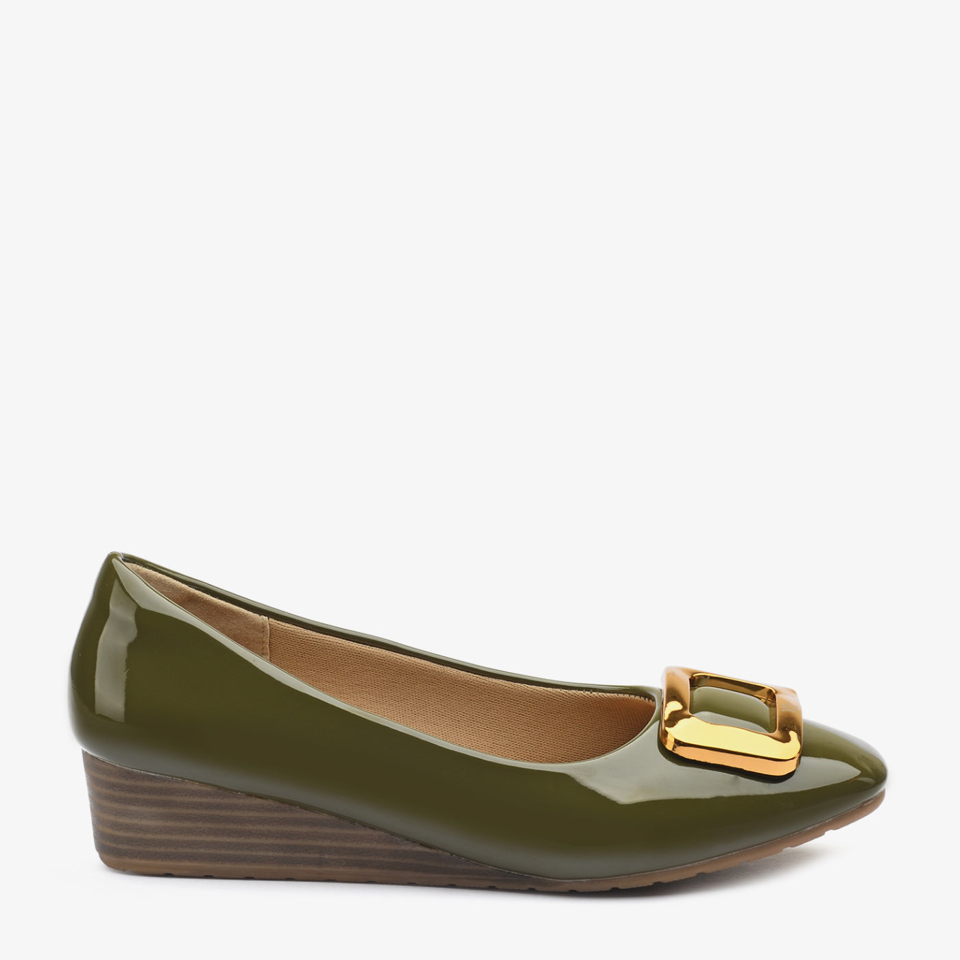 Gilded Buckle Wedges - Image 6