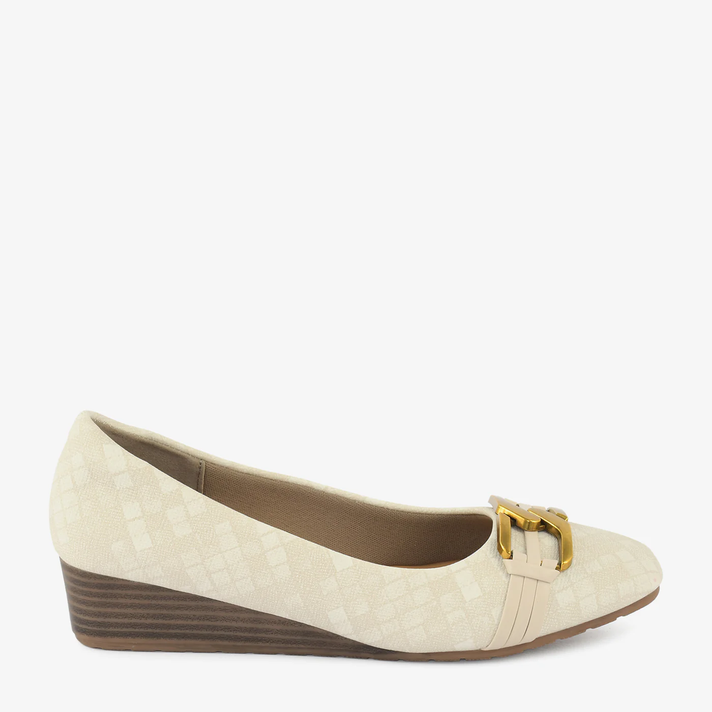 Oyster Shell Wedge Pumps - Image 2