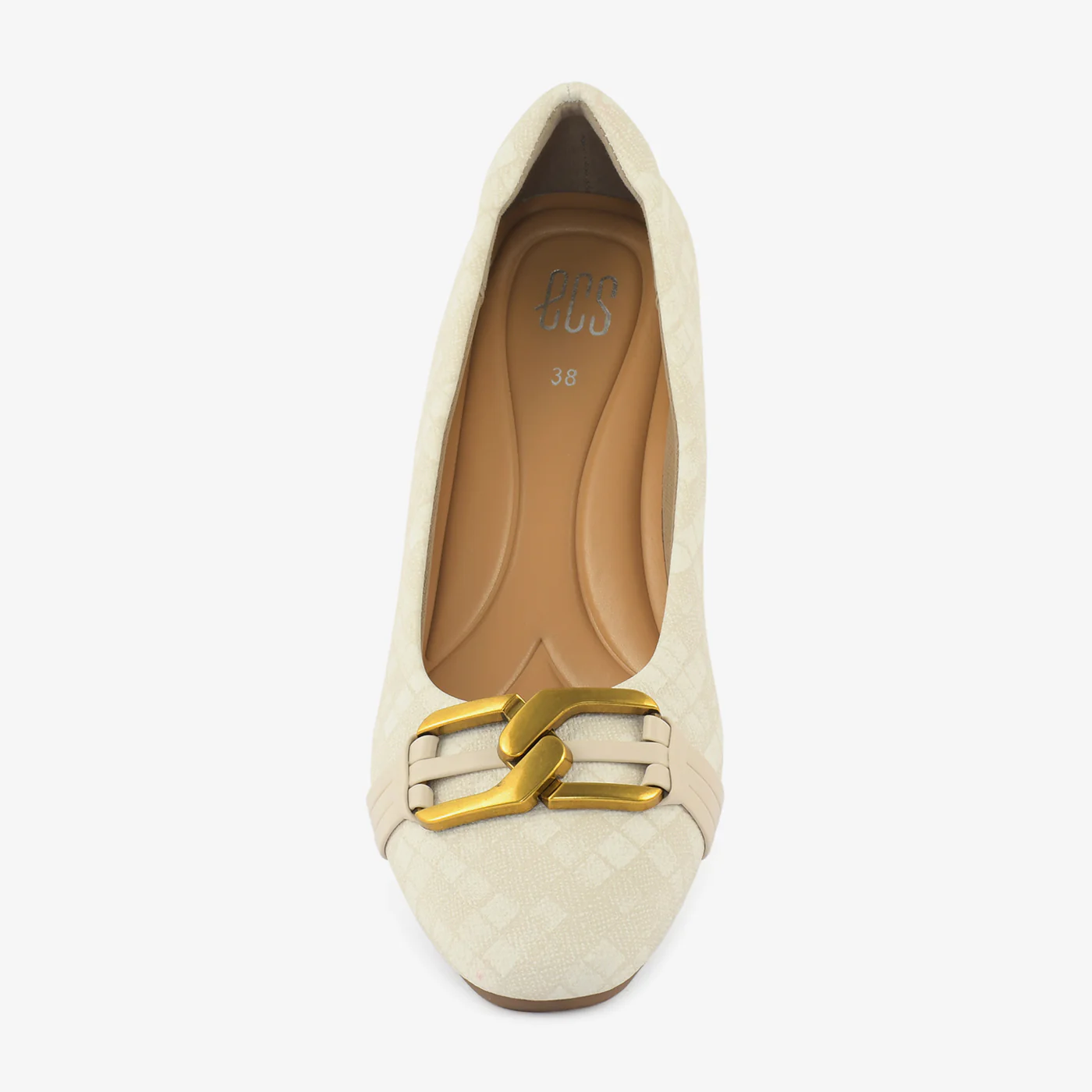 Oyster Shell Wedge Pumps - Image 4