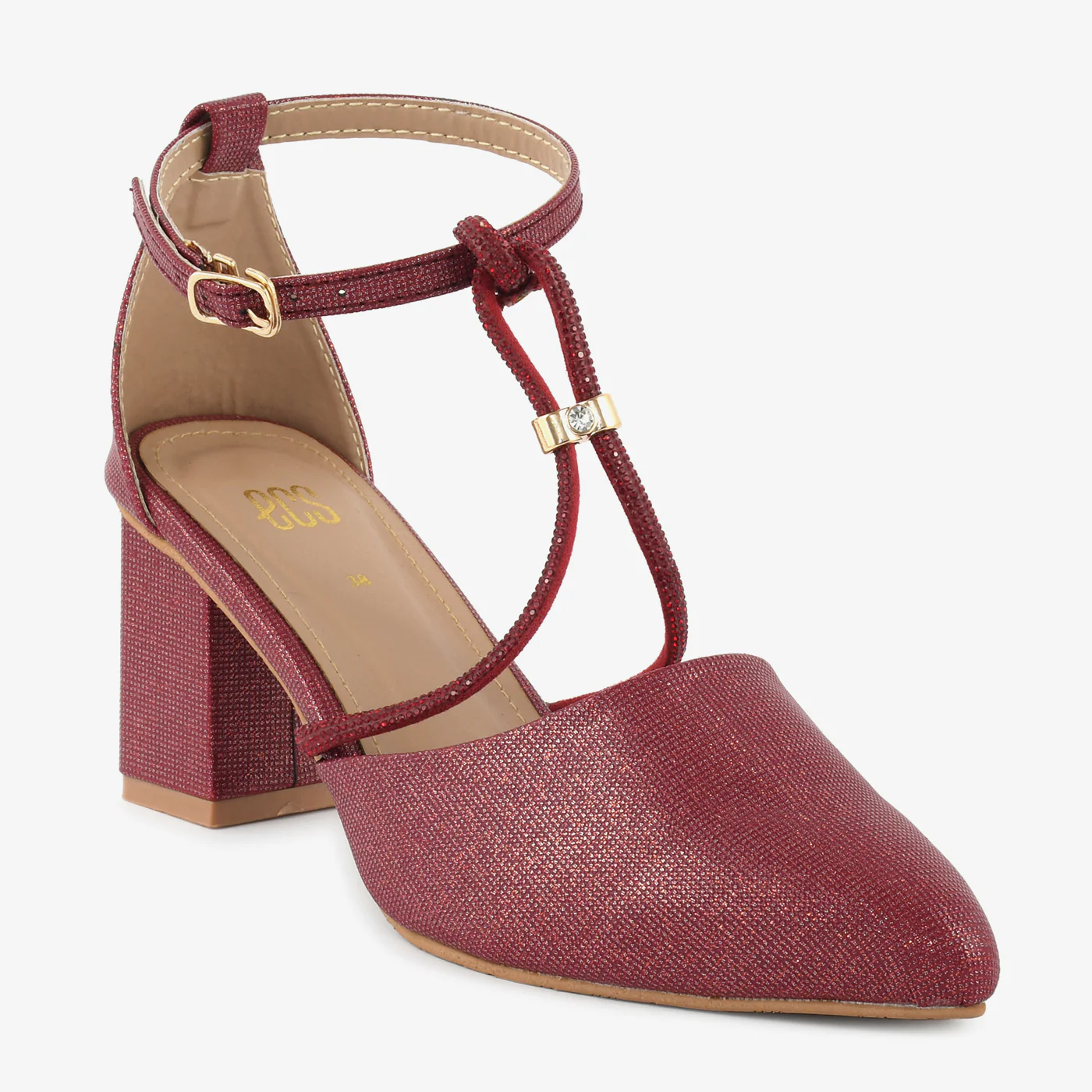 Tressia T-Strap Coat Heel - Image 9