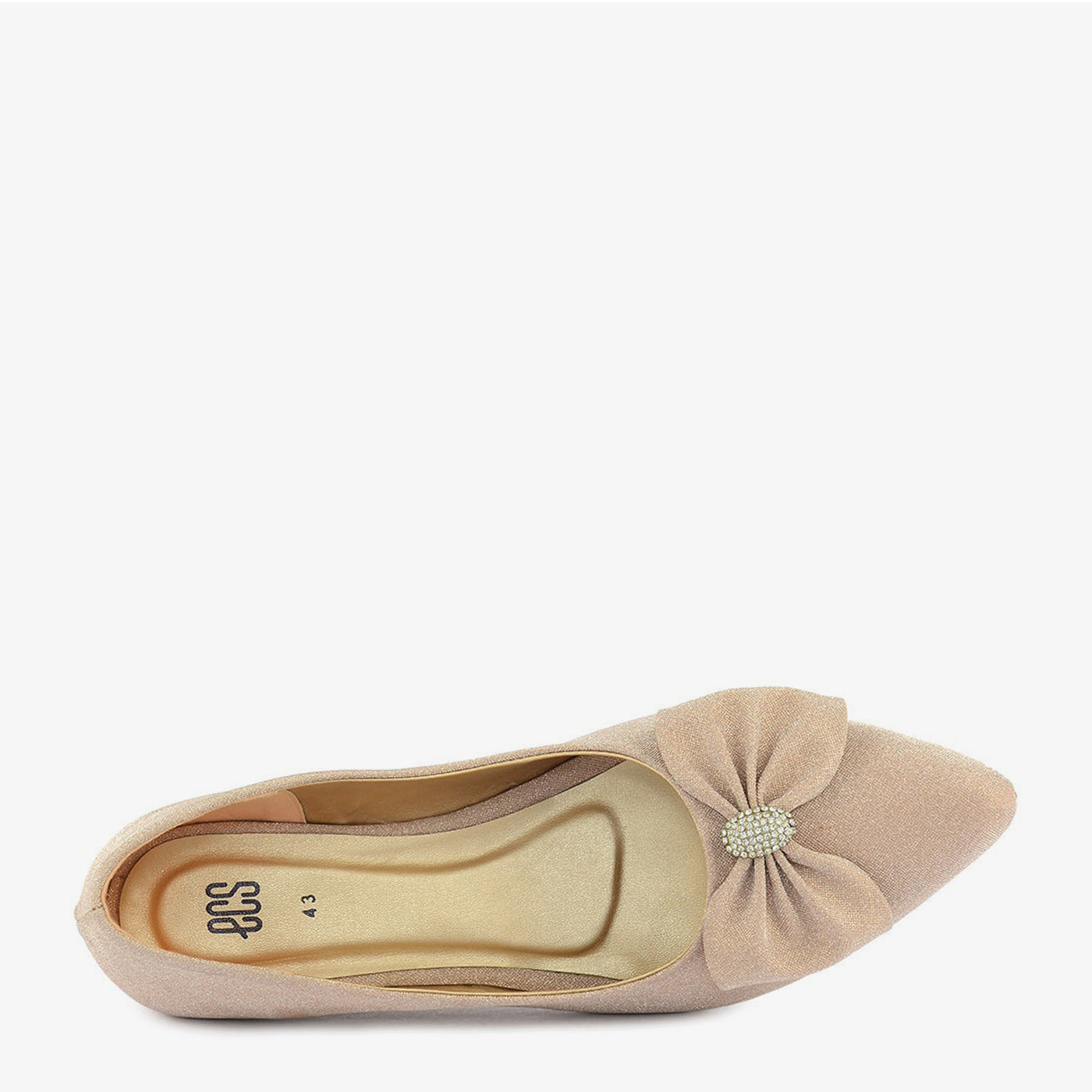 Glitter Bow Coat Shoes - Image 3
